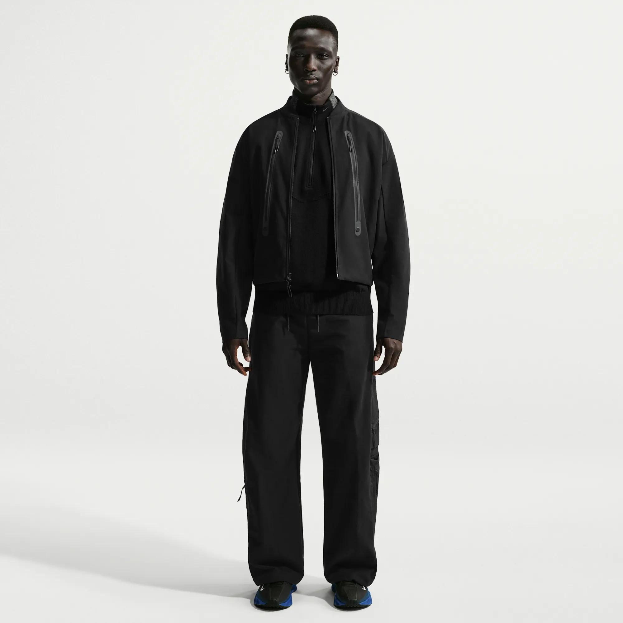 Nike Tech Men's Dri-FIT Shori Knit Utility Trousers - Black - Polyester/Cotton/Elastane