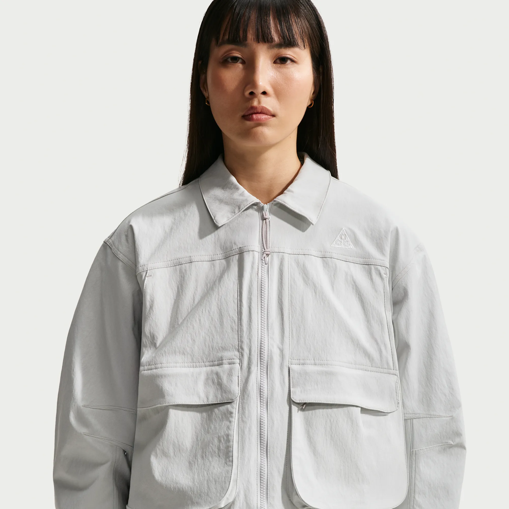 Nike ACG 'Smith Summit' Women's UV-Resistant Jacket - Grey - Nylon/Spandex