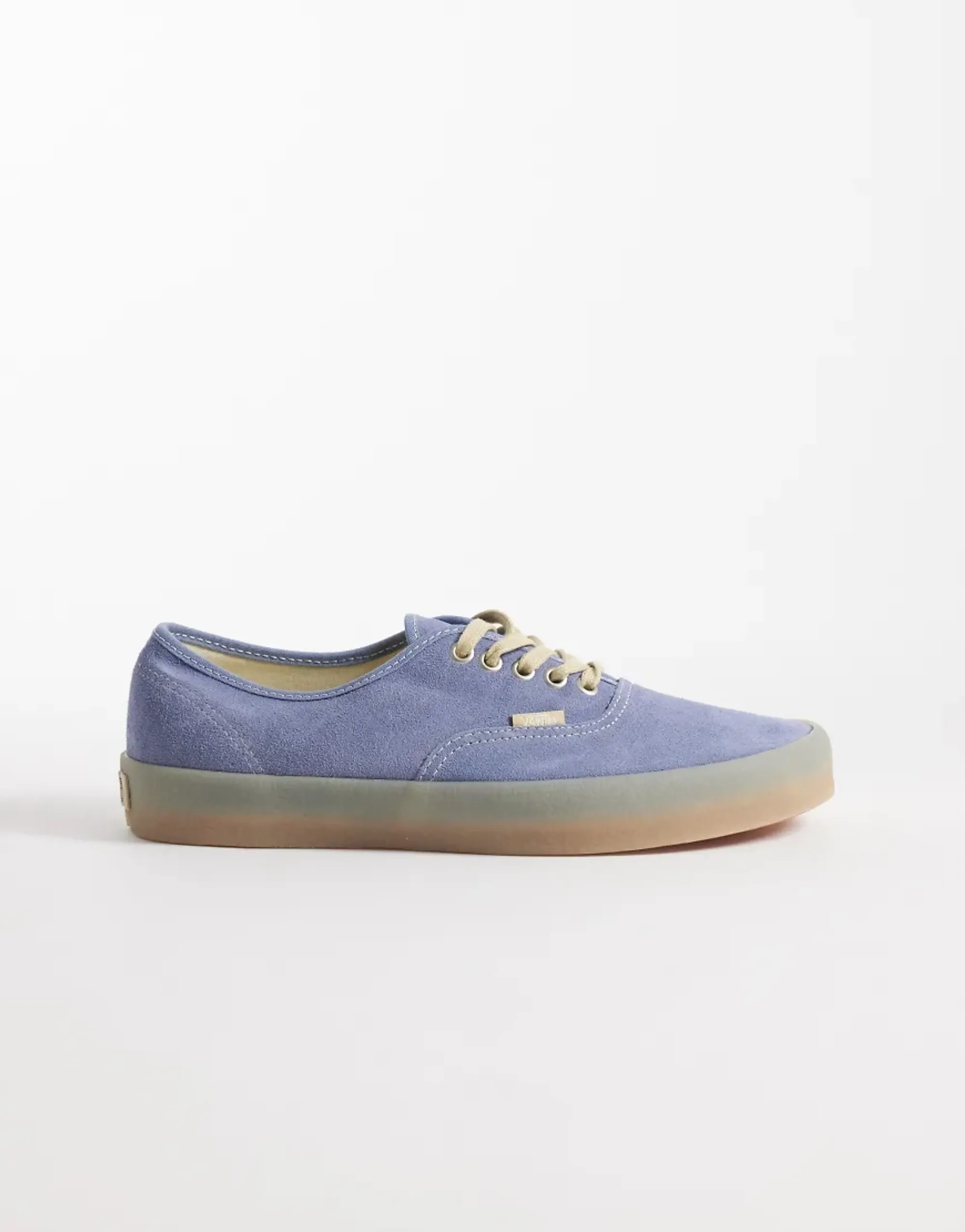 Vans Authentic Trainers In Light Blue With Tan Sole
