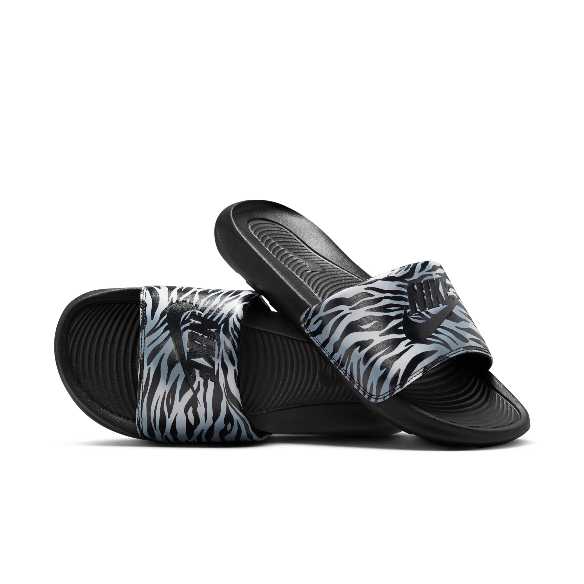 Nike Victori One Women's Print Slides - Black