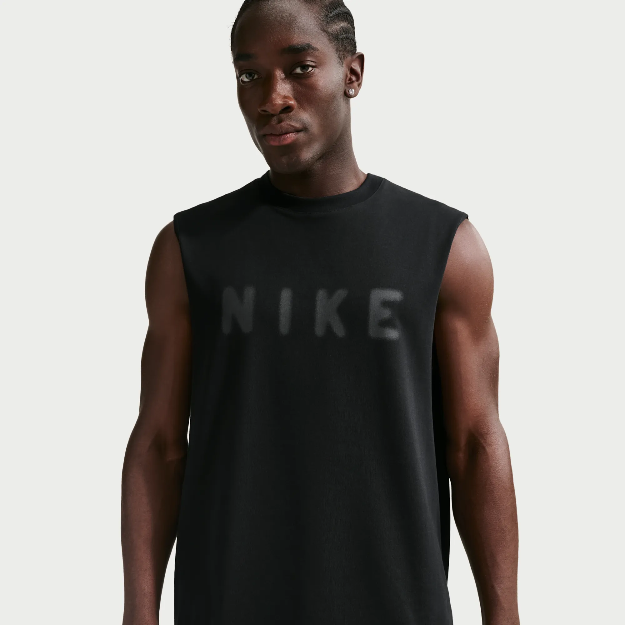 Nike N.A.C. Men's Dri-FIT Training Tank Top - Black - Cotton/Polyester