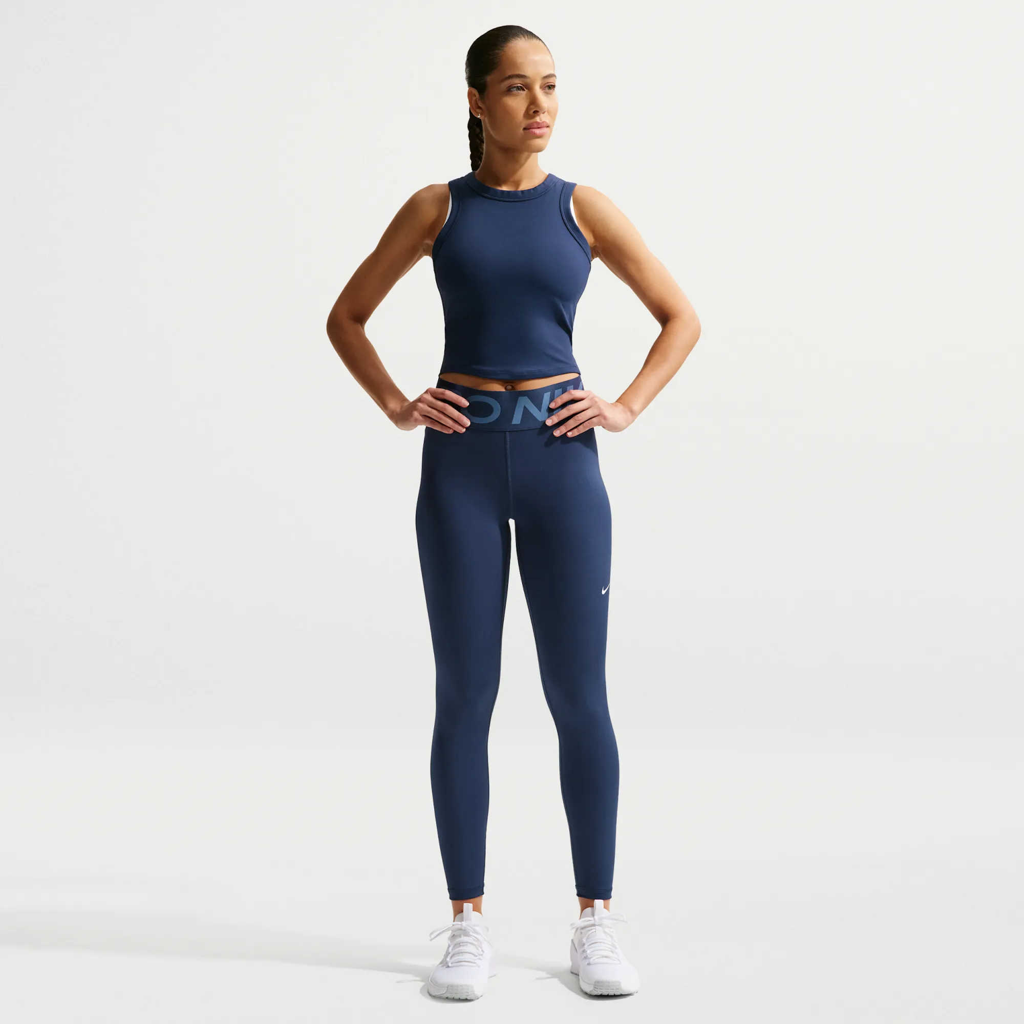 Nike Pro Sculpt Women's High-Waisted Full-Length Leggings - Blue - Polyester/Elastane