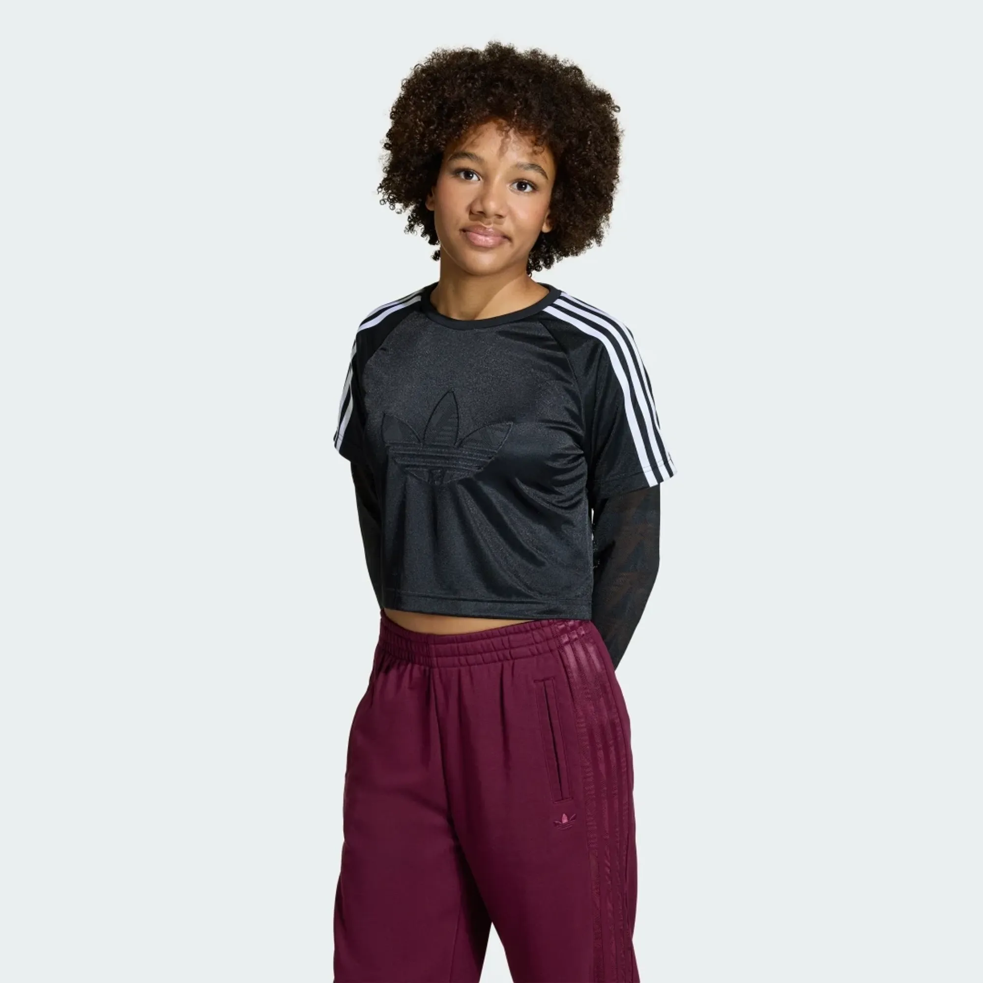 adidas LOOSE 2IN1 LACE Long-Sleeve Top T-Shirt