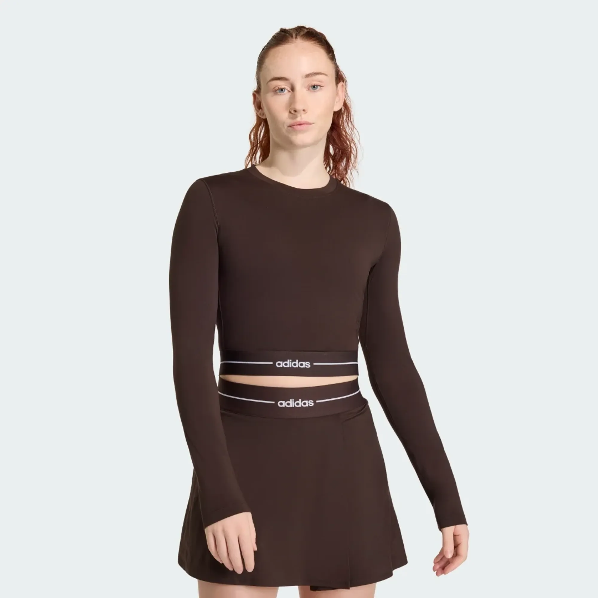 adidas Hyperglam Cropped Long Sleeve T-Shirt