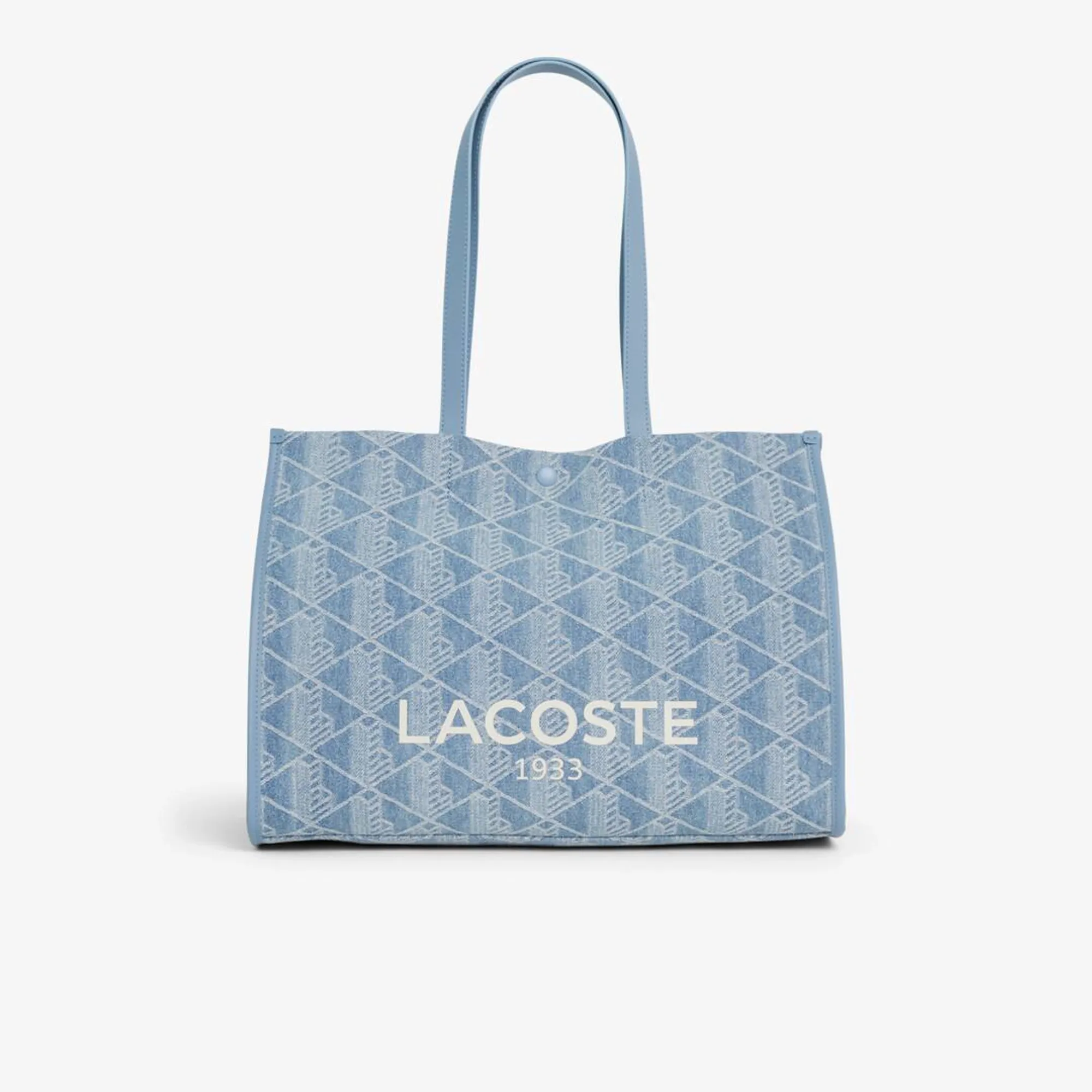 Lacoste Large Heritage  Jacquard Tote - Tradewinds
