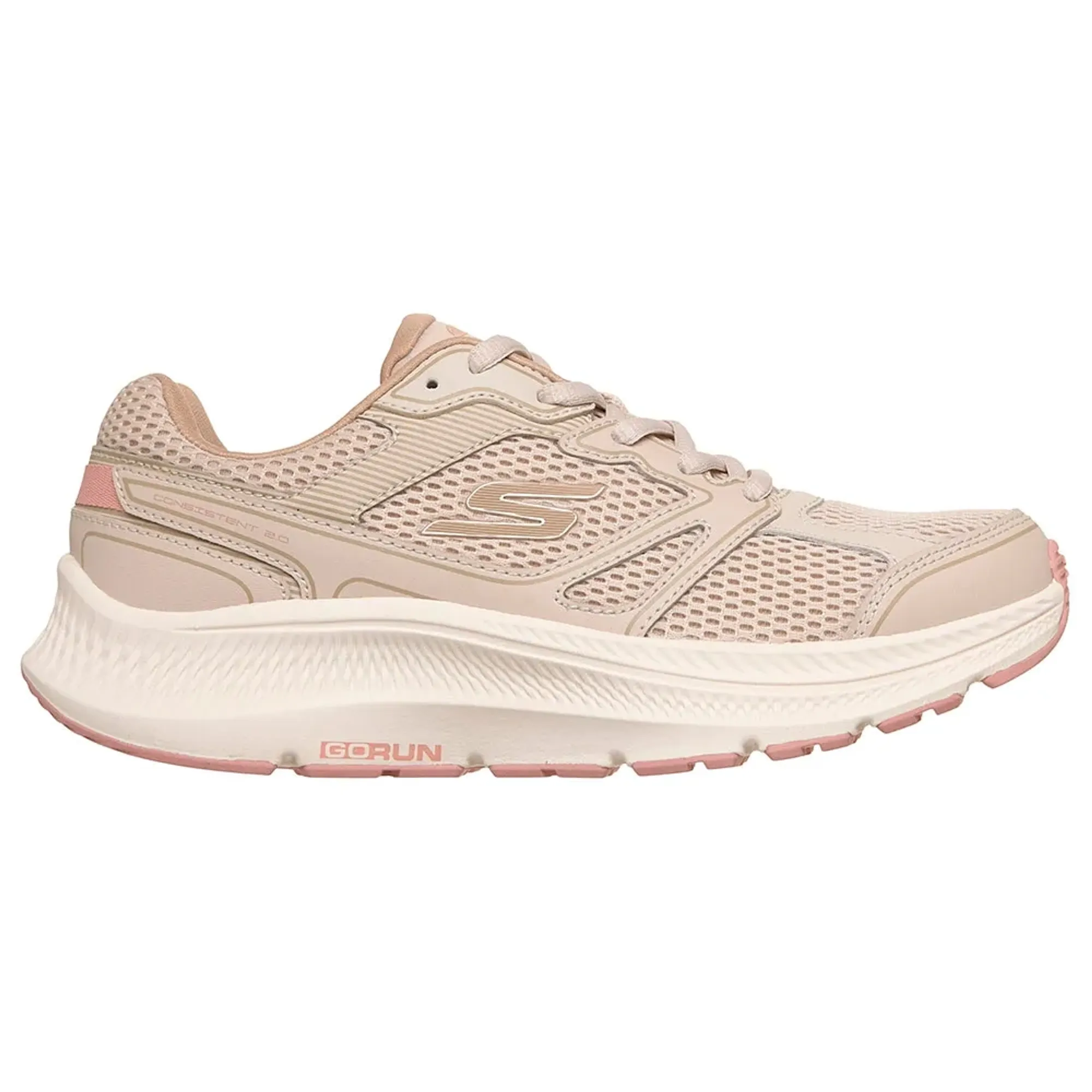 Skechers Women's GO RUN Consistent 2.0 - Mapleton Sneaker in Natural