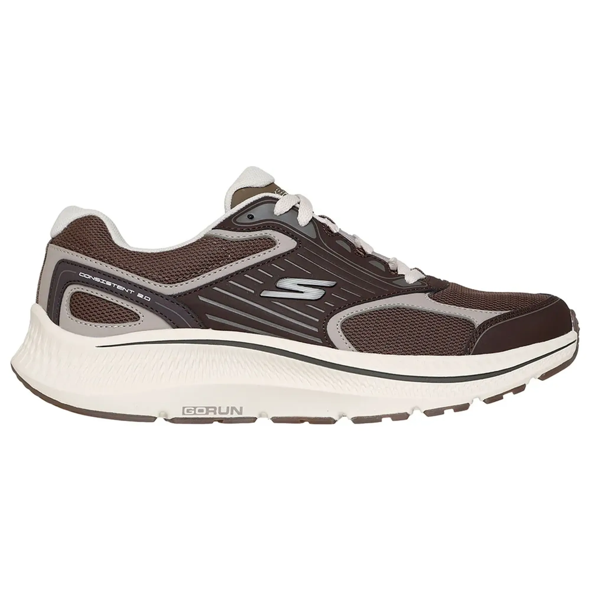 Skechers Men's GO RUN Consistent 2.0 Sneaker in Brown