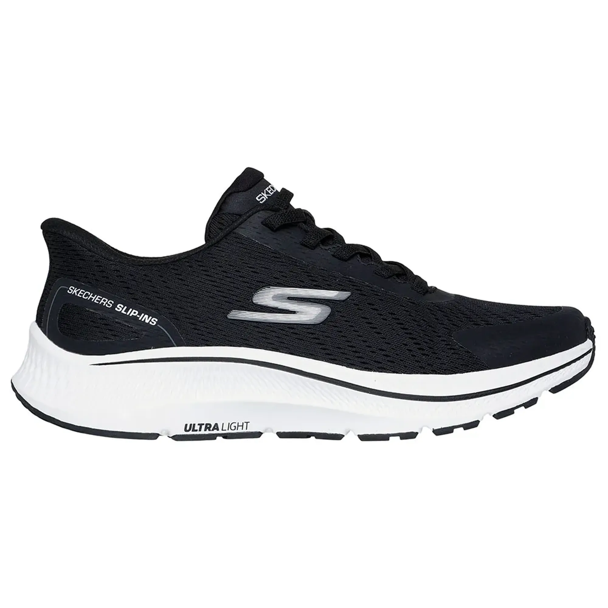 Skechers Men's Slip-ins: GO RUN Consistent 2.0 - Worldview Sneaker in Black/White