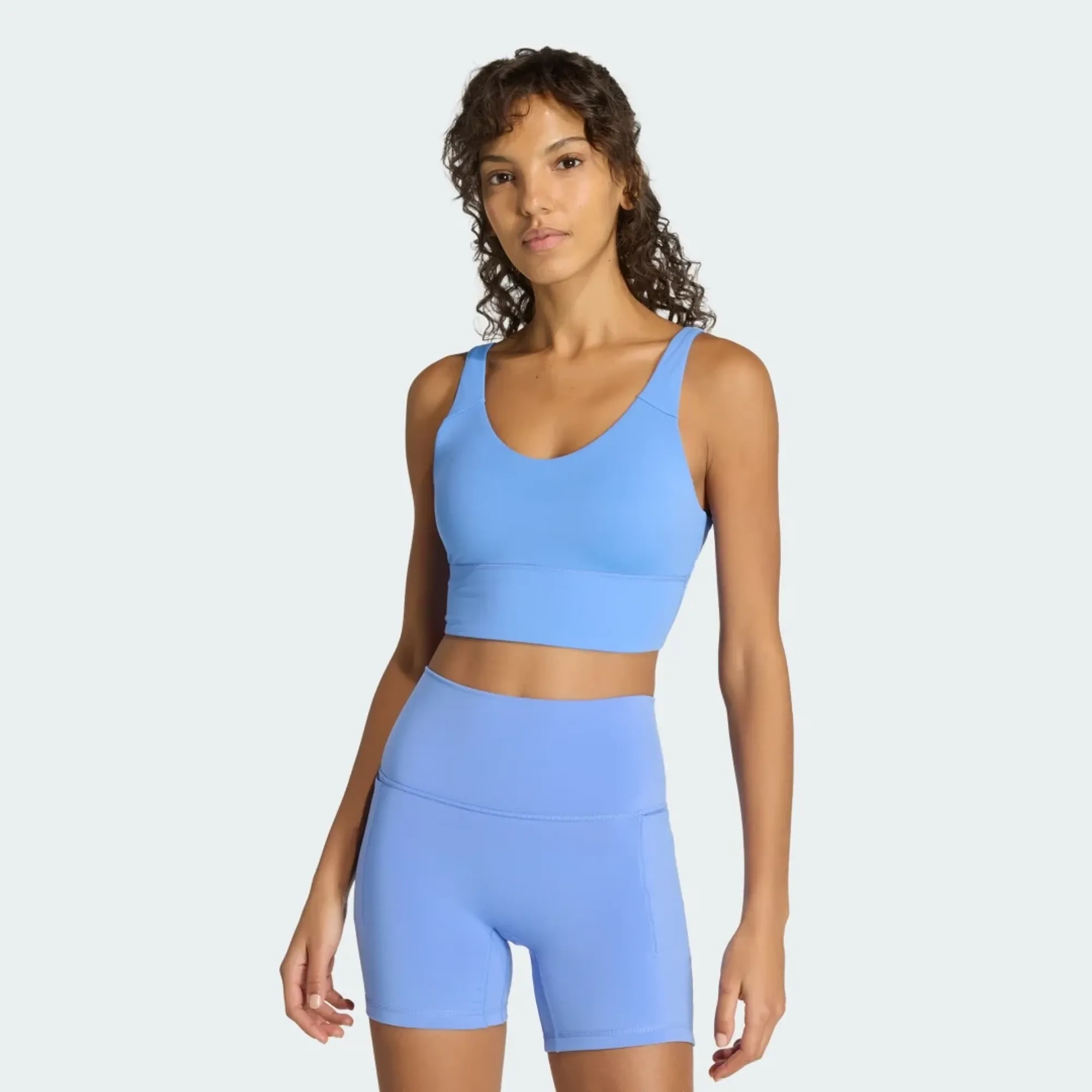 adidas 3 Stripes Studio All Me Light Support Bra