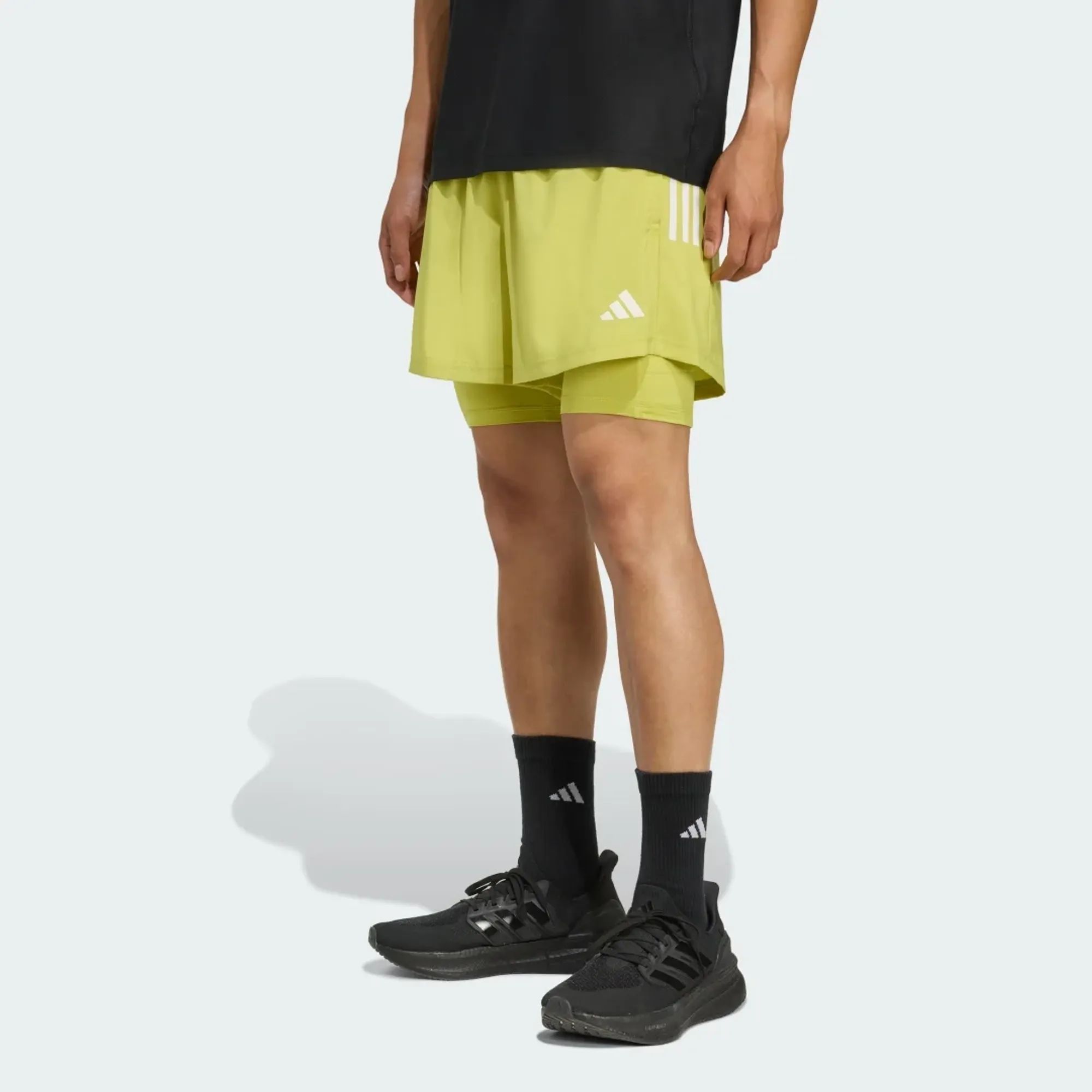 adidas Own the Run CLIMACOOL 2-in-1 5-Pocket Shorts