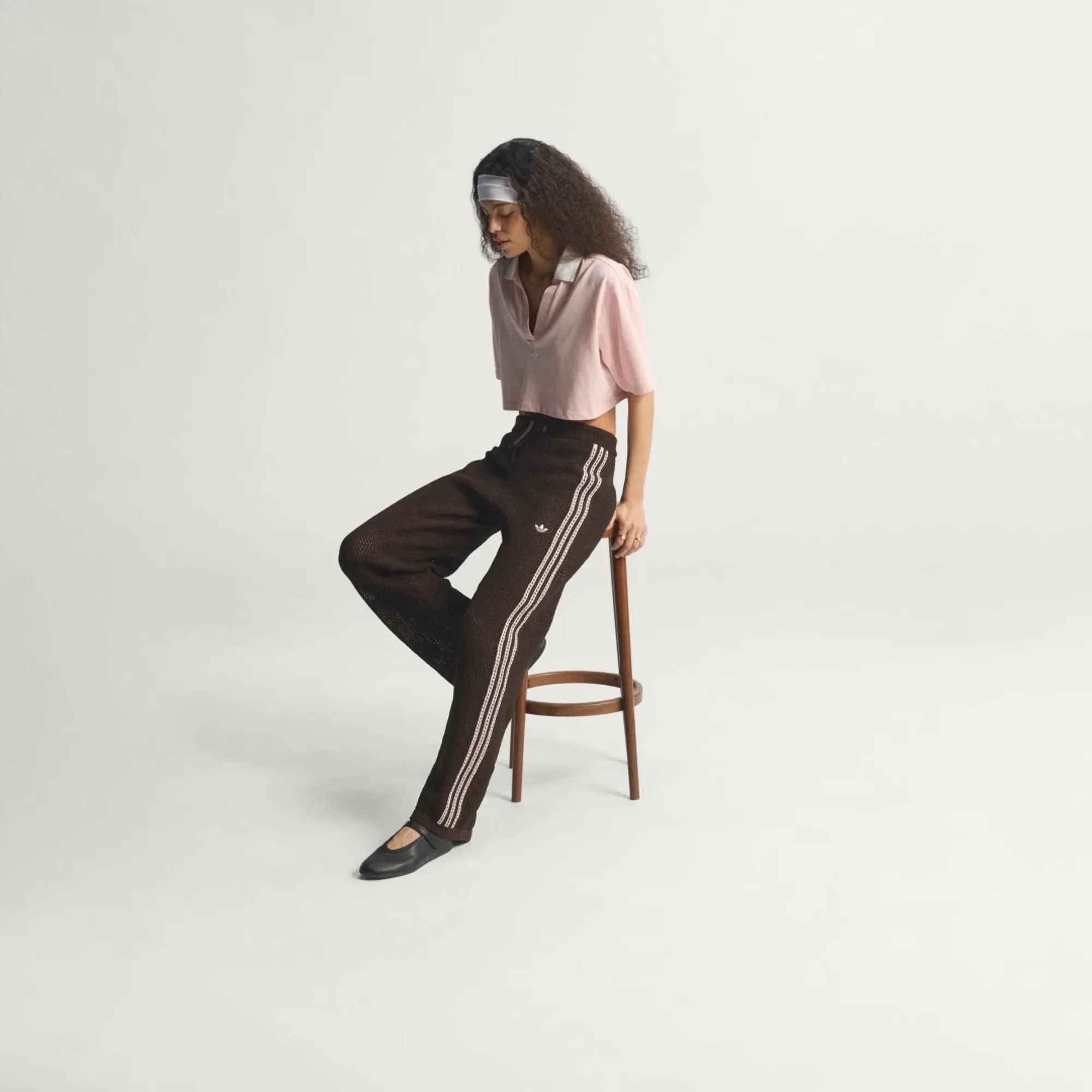 adidas KNITTED CROCHET FIREBIRD Tracksuit Bottoms