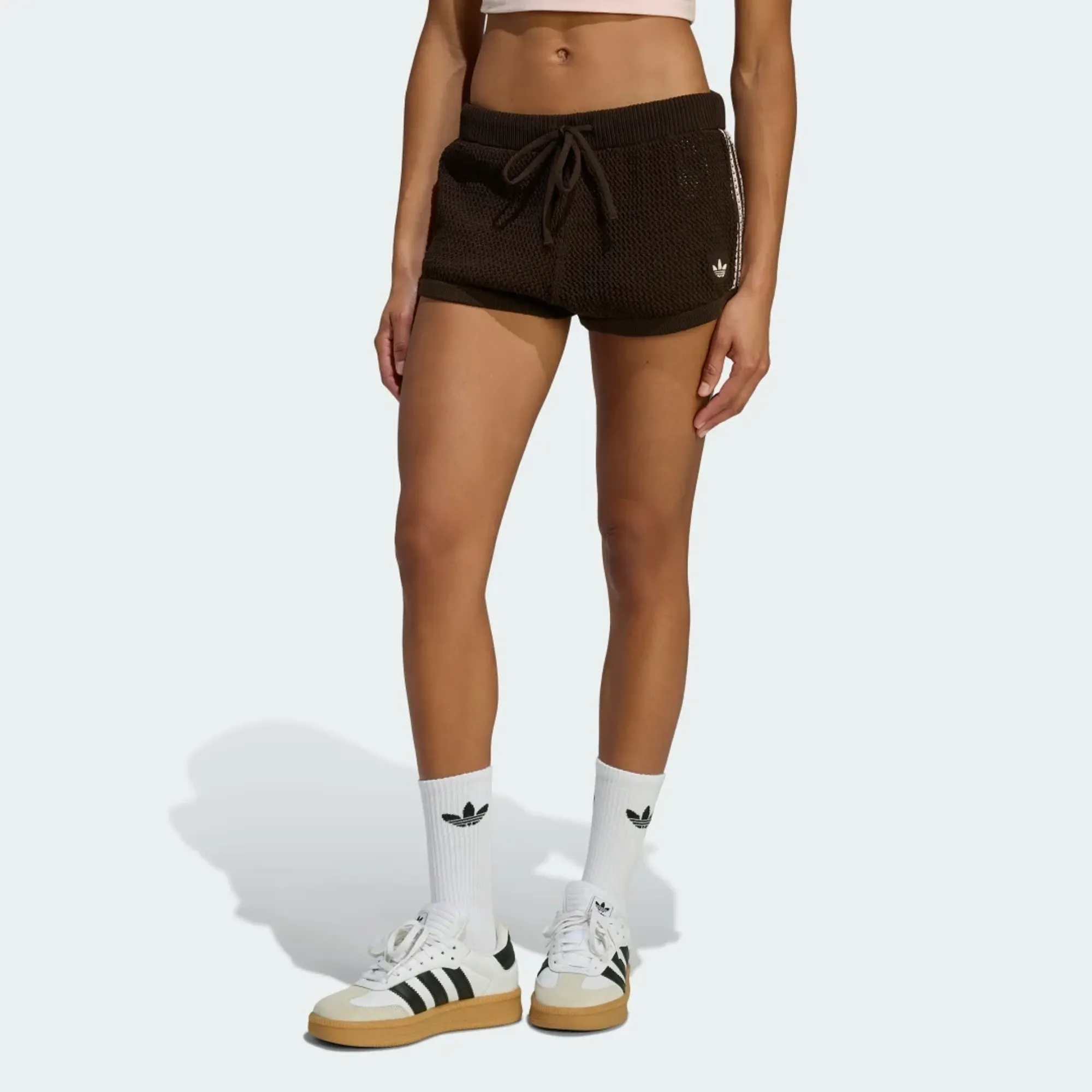 adidas KNITTED CROCHET SHORTS