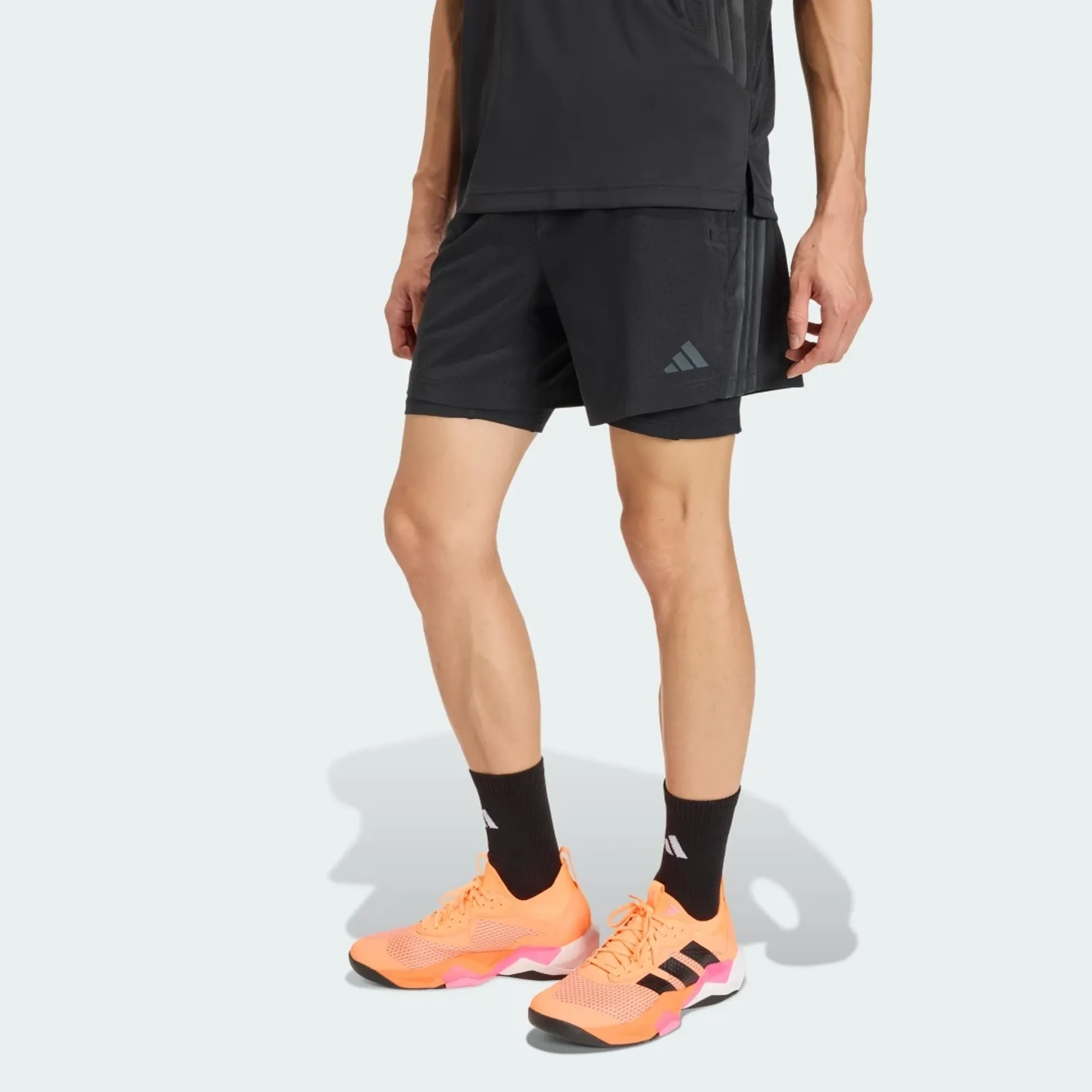 adidas TECH ESSENTIALS WORKOUT 2in1 SHORTS