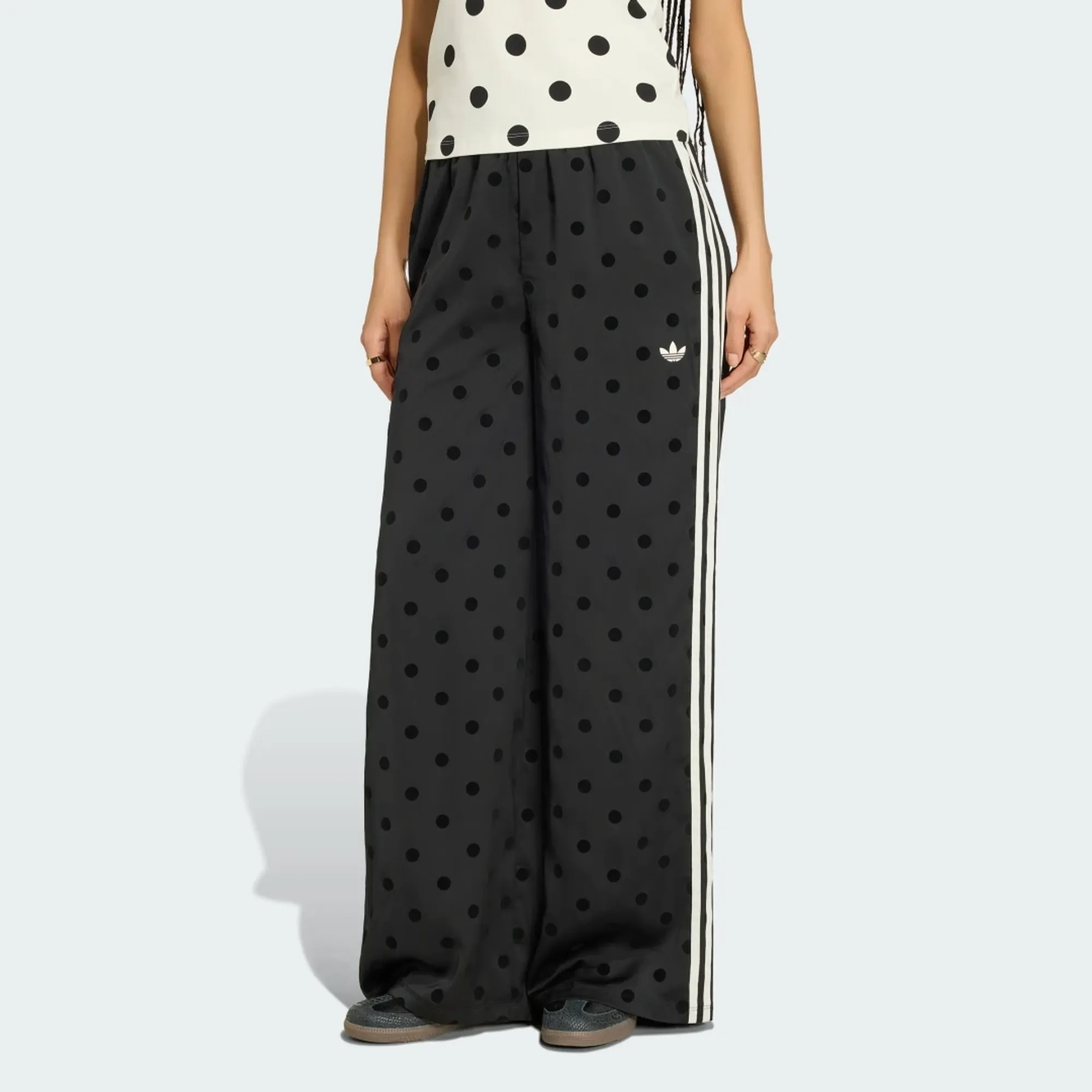 adidas SATIN POLKA DOTS WIDE LEG PANT