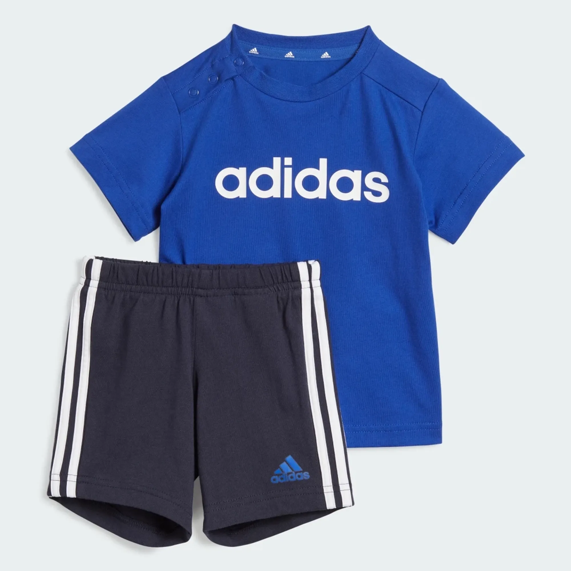 adidas Essentials Lineage Organic Cotton Tee and Shorts Set