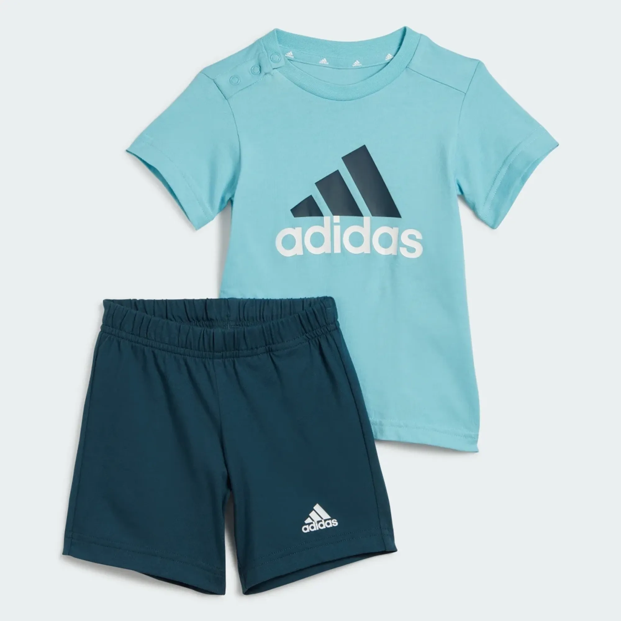 adidas Essentials Organic Cotton Tee and Shorts Set