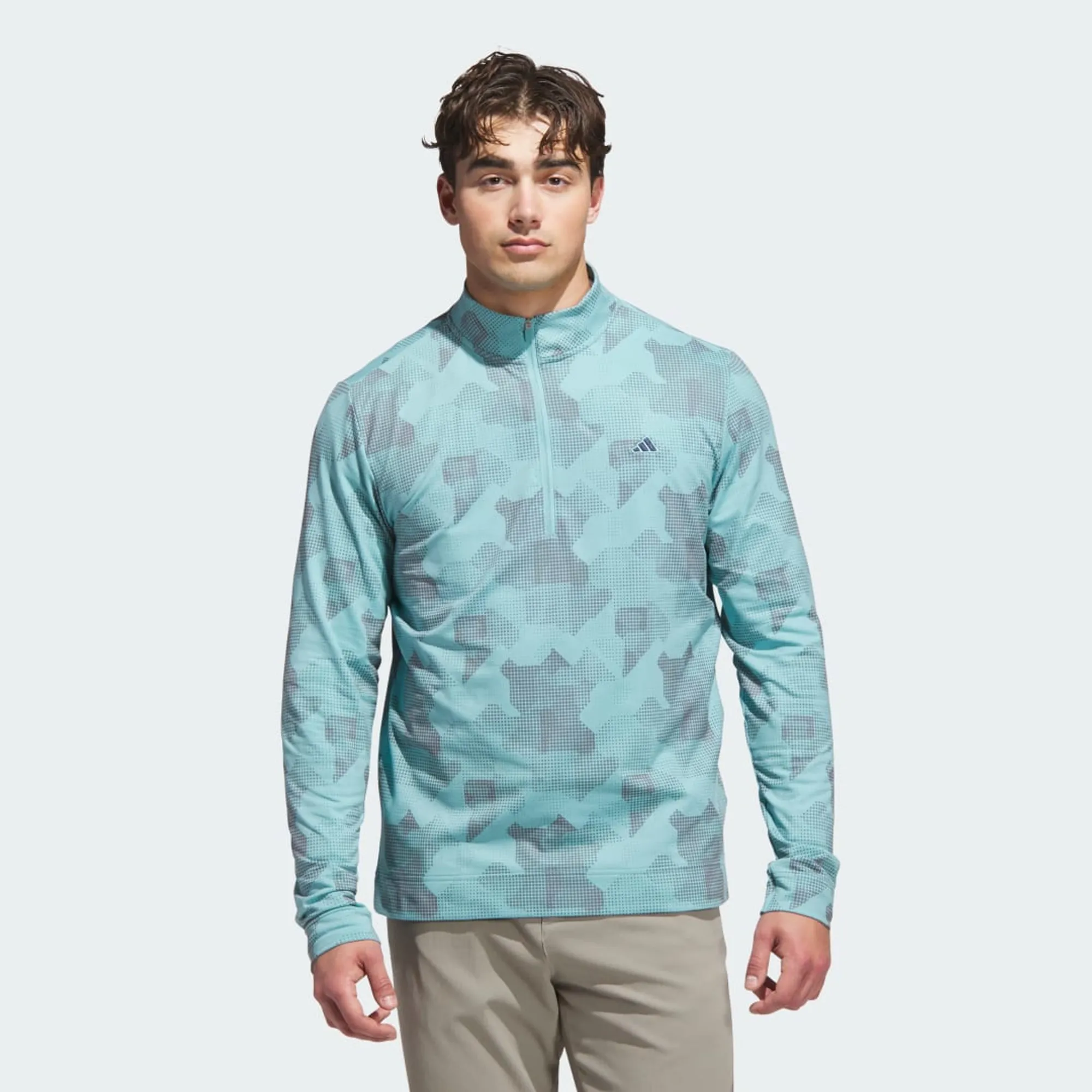 adidas Go-To Printed Quarter-Zip Sweatshirt