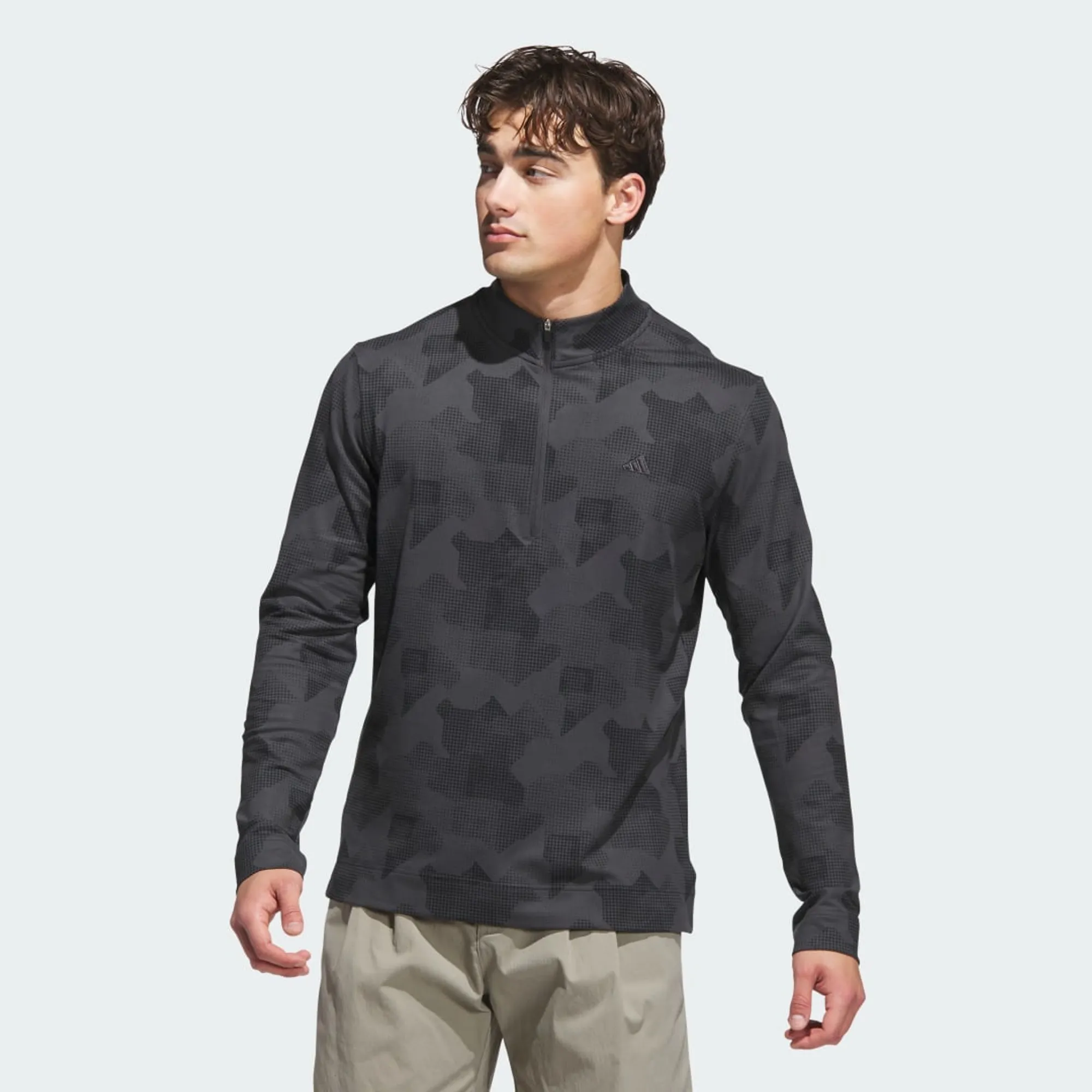adidas Go-To Printed Quarter-Zip Sweatshirt