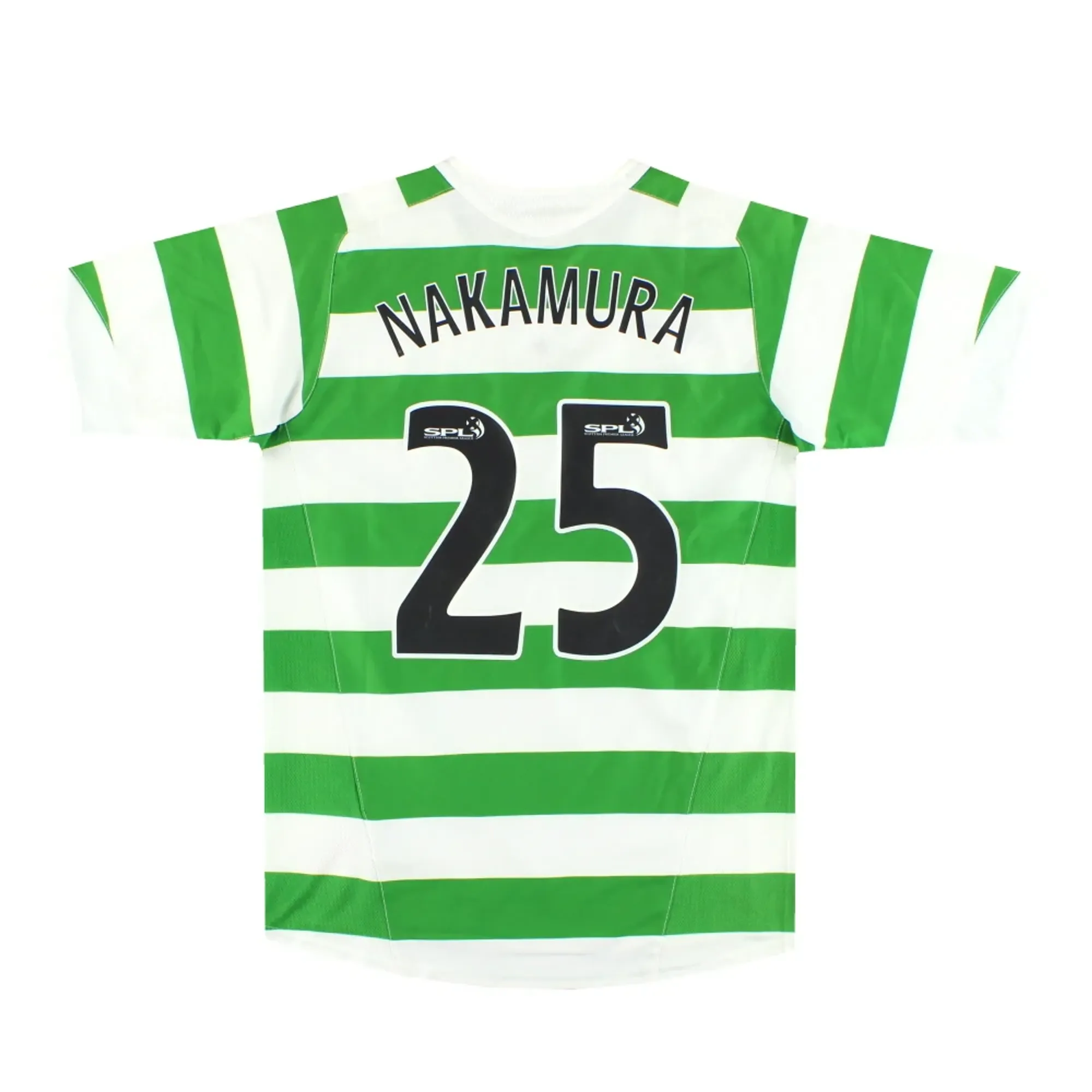2005-07 Celtic Nike Home Shirt Nakamura #25 XL.B - Celtic / Excellent 