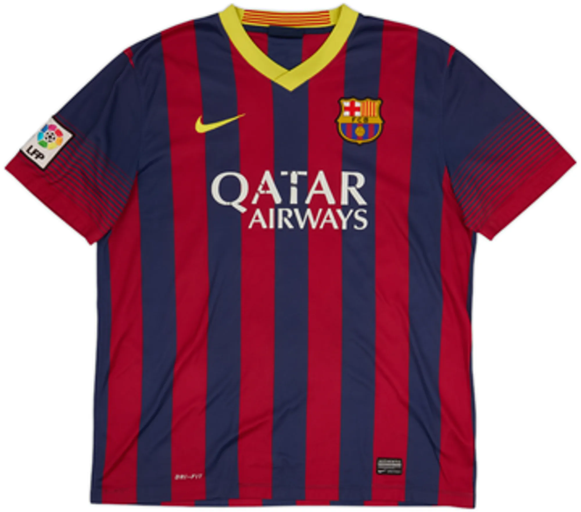 2013-14 Barcelona Home Shirt A.Iniesta #8 - 5/10 - (L)