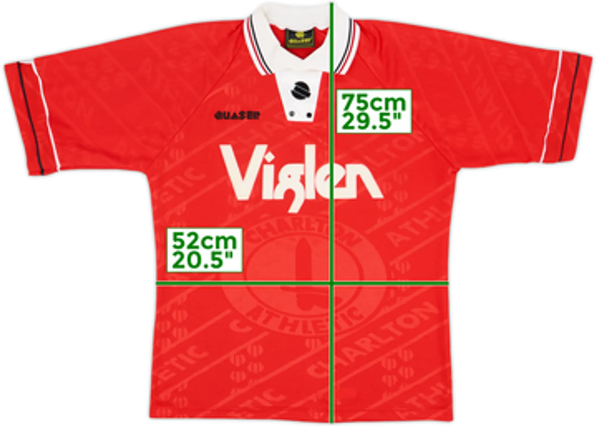 1994-96 Charlton Home Shirt - 9/10 - (L)