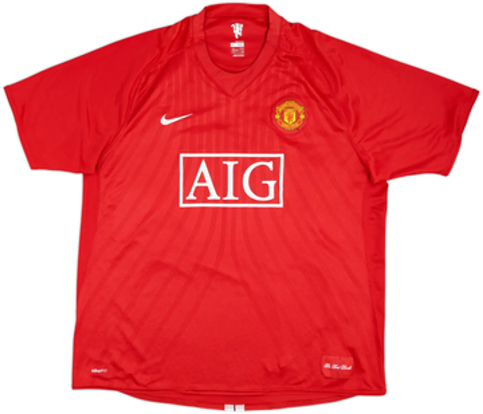 2007-09 Manchester United Home Shirt Rooney #10 - 9/10 - (XL)