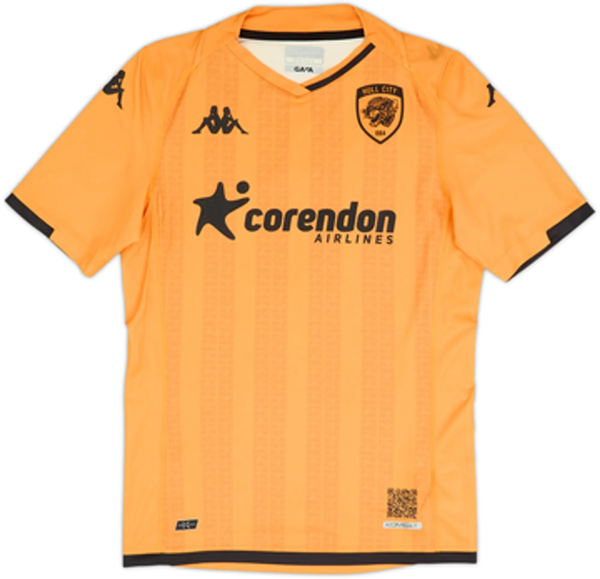 2023-24 Hull City Away Shirt Greaves #4 - 6/10 - (S)