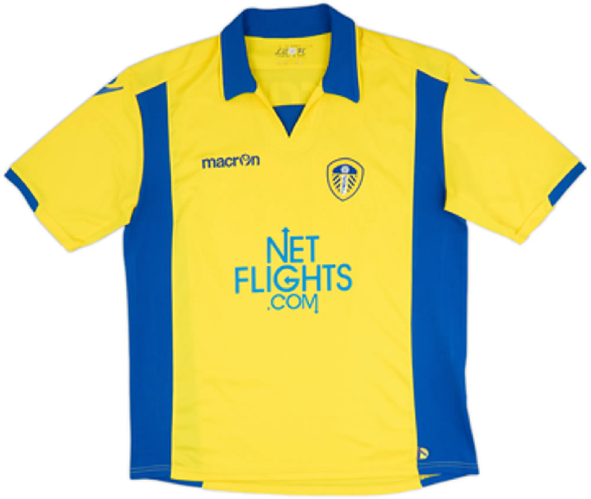 2009-10 Leeds United Away Shirt Becchio #10 - 8/10 - (L)