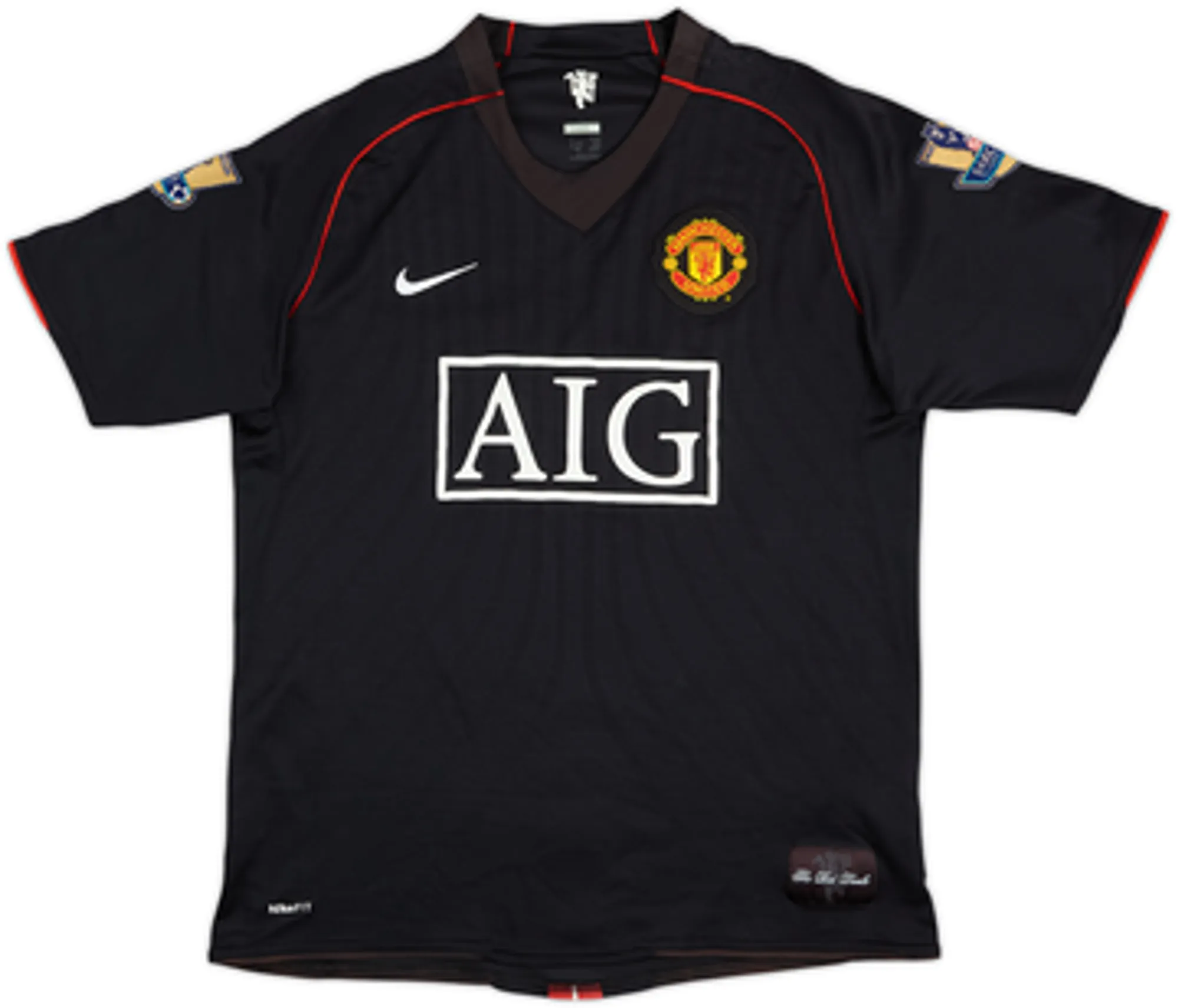 2007-08 Manchester United Away Shirt Carrick #16 - 8/10 - (M)
