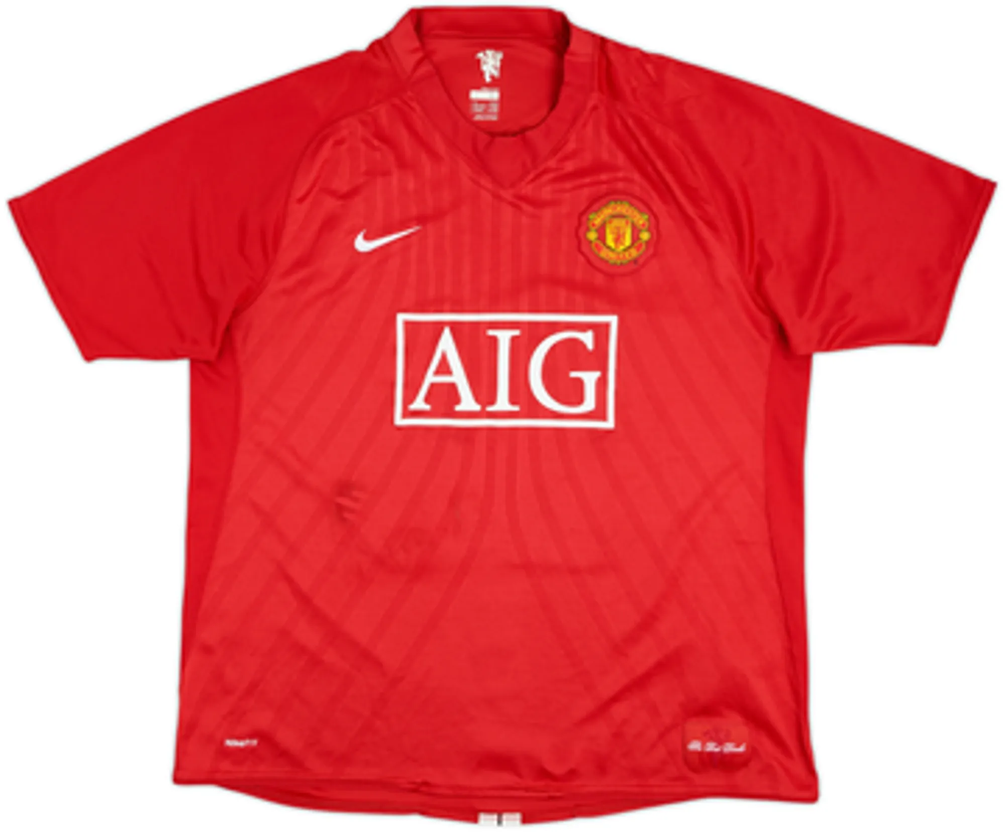 2007-09 Manchester United Home Shirt Solskjaer #20 - 6/10 - (XL)