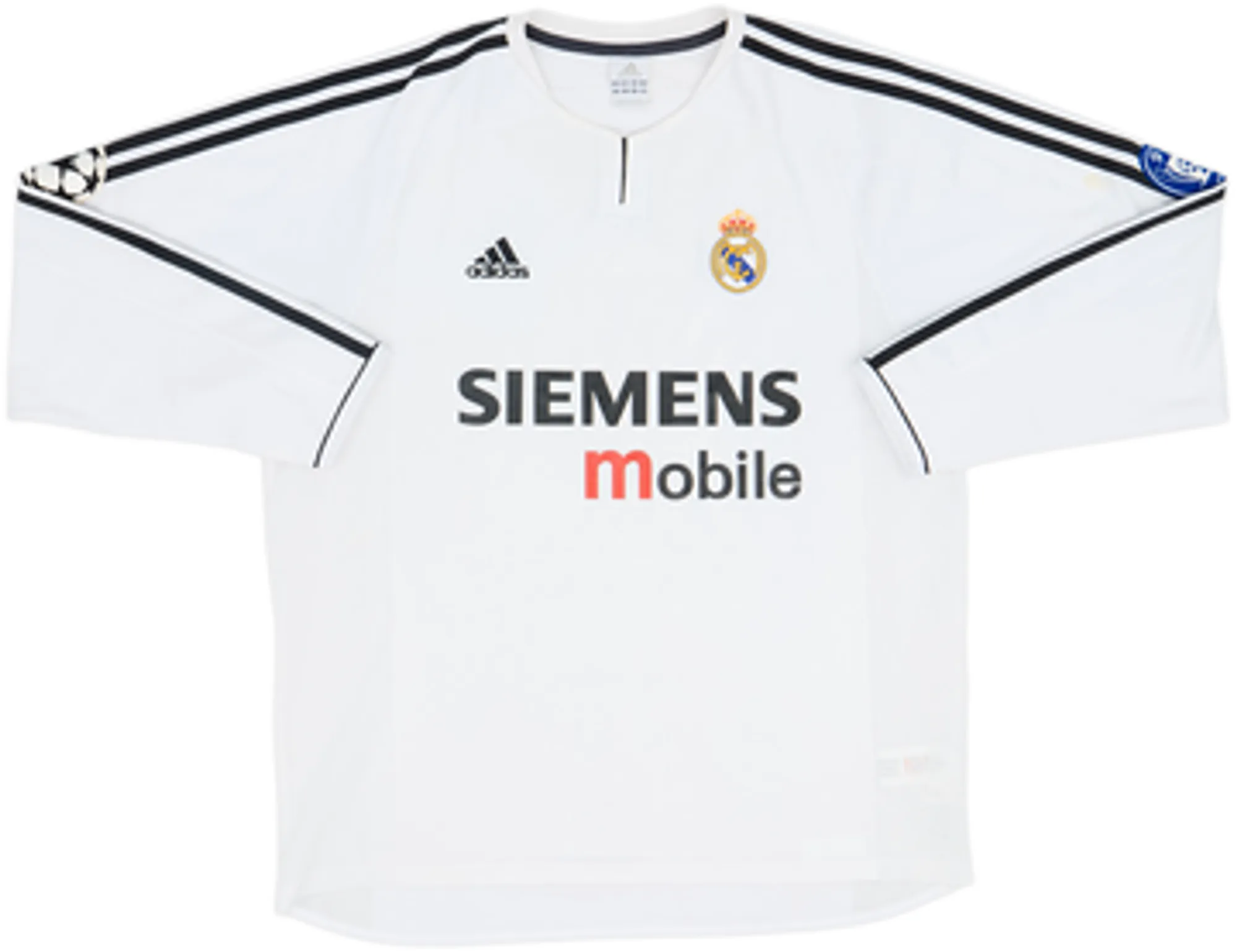 2003-04 Real Madrid Home L/S Shirt Beckham #23 - 7/10 - (L)