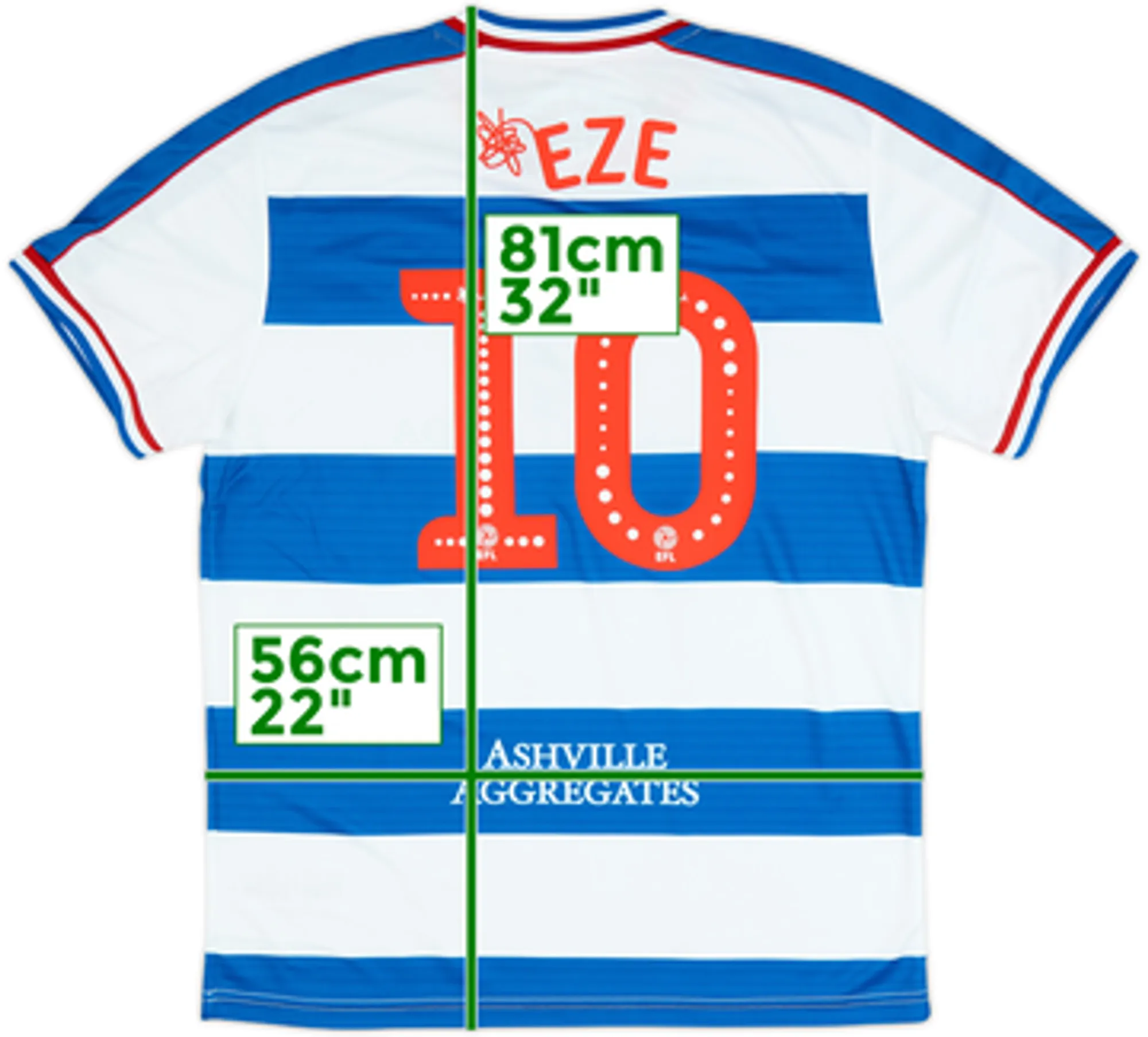 2018-19 QPR Home Shirt Eze #10 (XL)