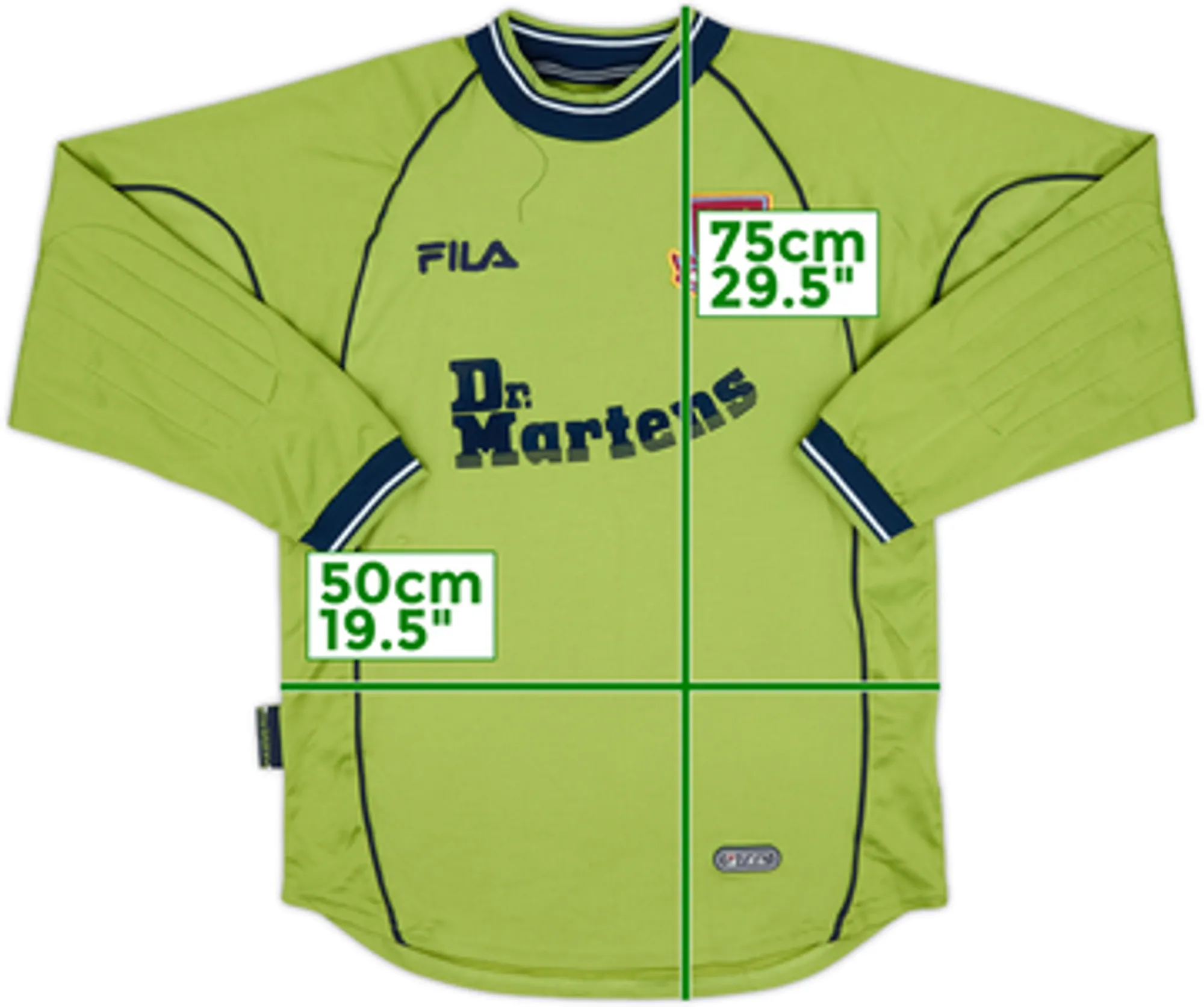 1999-01 West Ham GK Shirt Hislop #1 - 8/10 - (S)