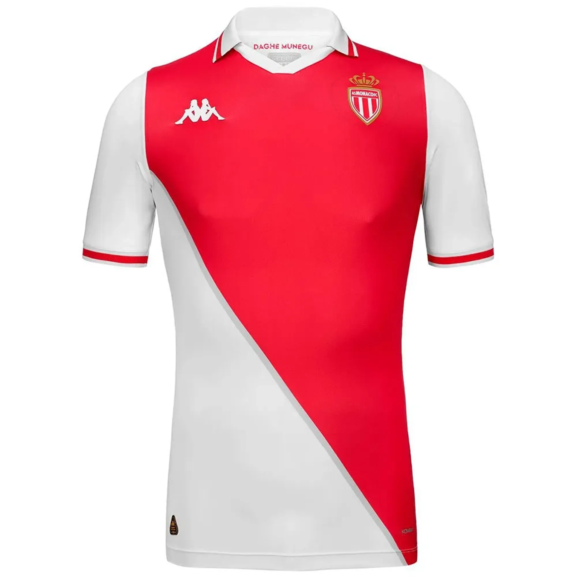 Kappa As Monaco 24/25 Kombat Pro Home Short Sleeve T-shirt
