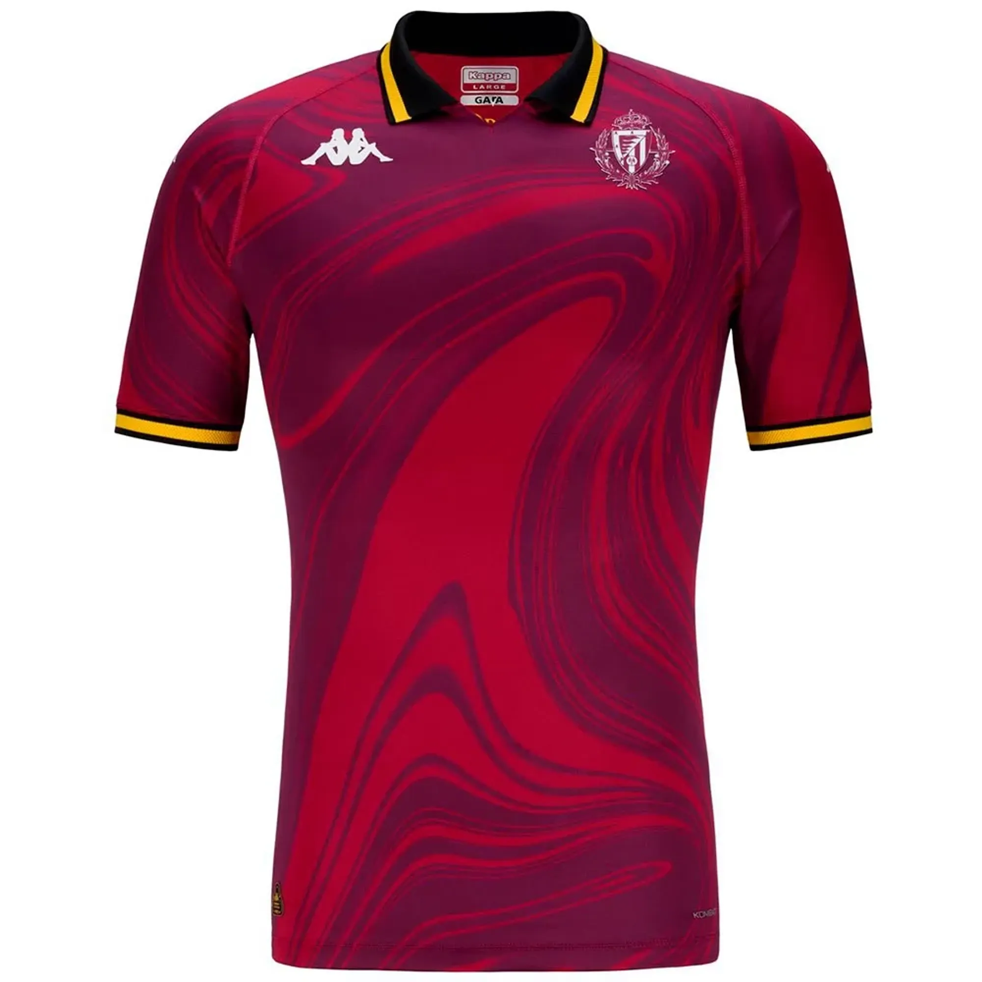 Kappa Real Valladolid Cf 24/25 Kombat Pro Third Short Sleeve T-shirt