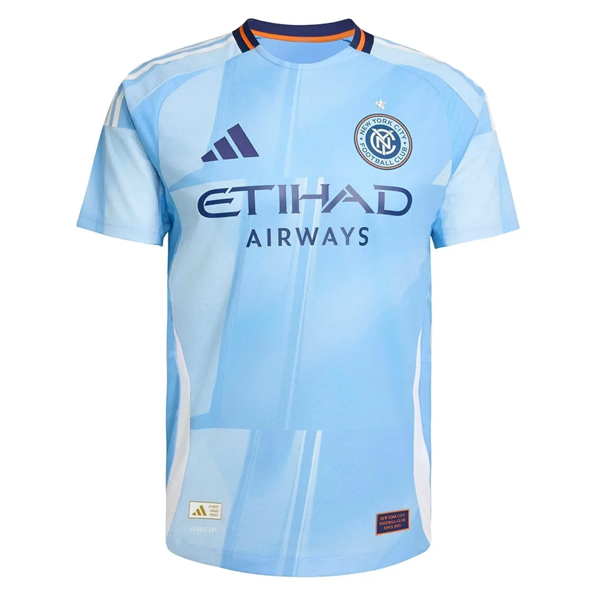 Adidas New York City Fc 25/26 Authentic Home Short Sleeve T-shirt