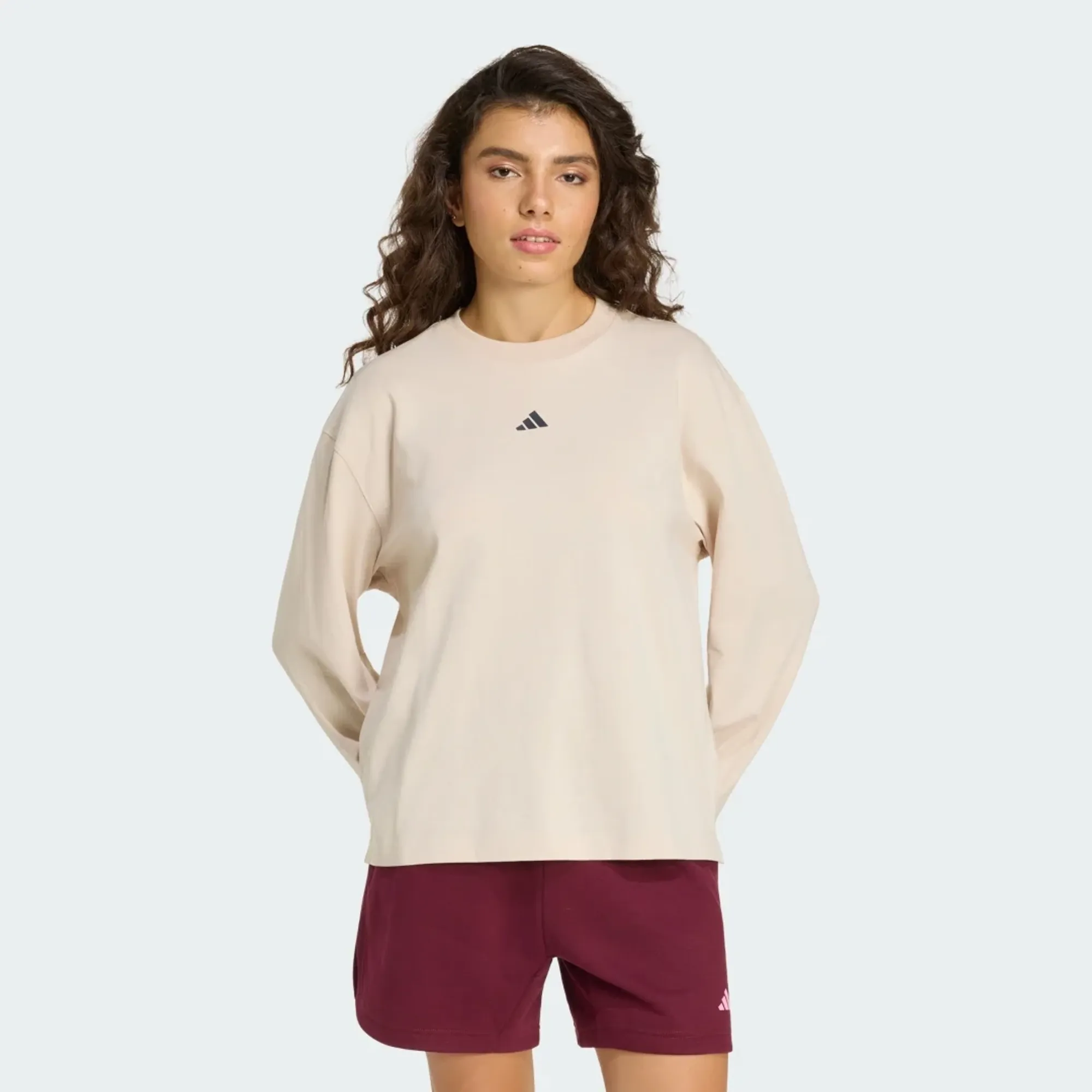adidas 3 STRIPES STUDIO BOYFRIEND Long-Sleeve Top Long-Sleeve Top