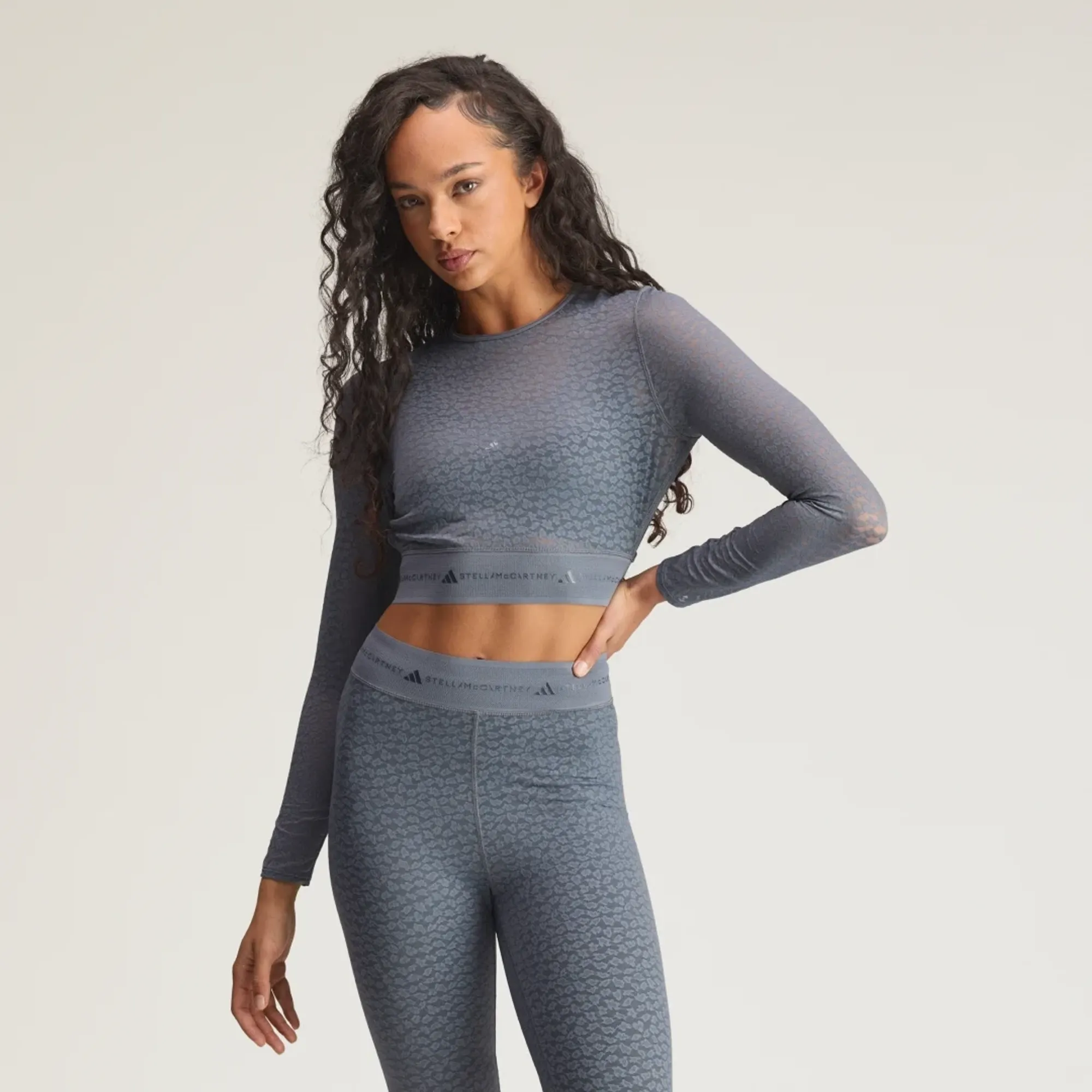 adidas aSMC Longsleeve Lace Crop Top