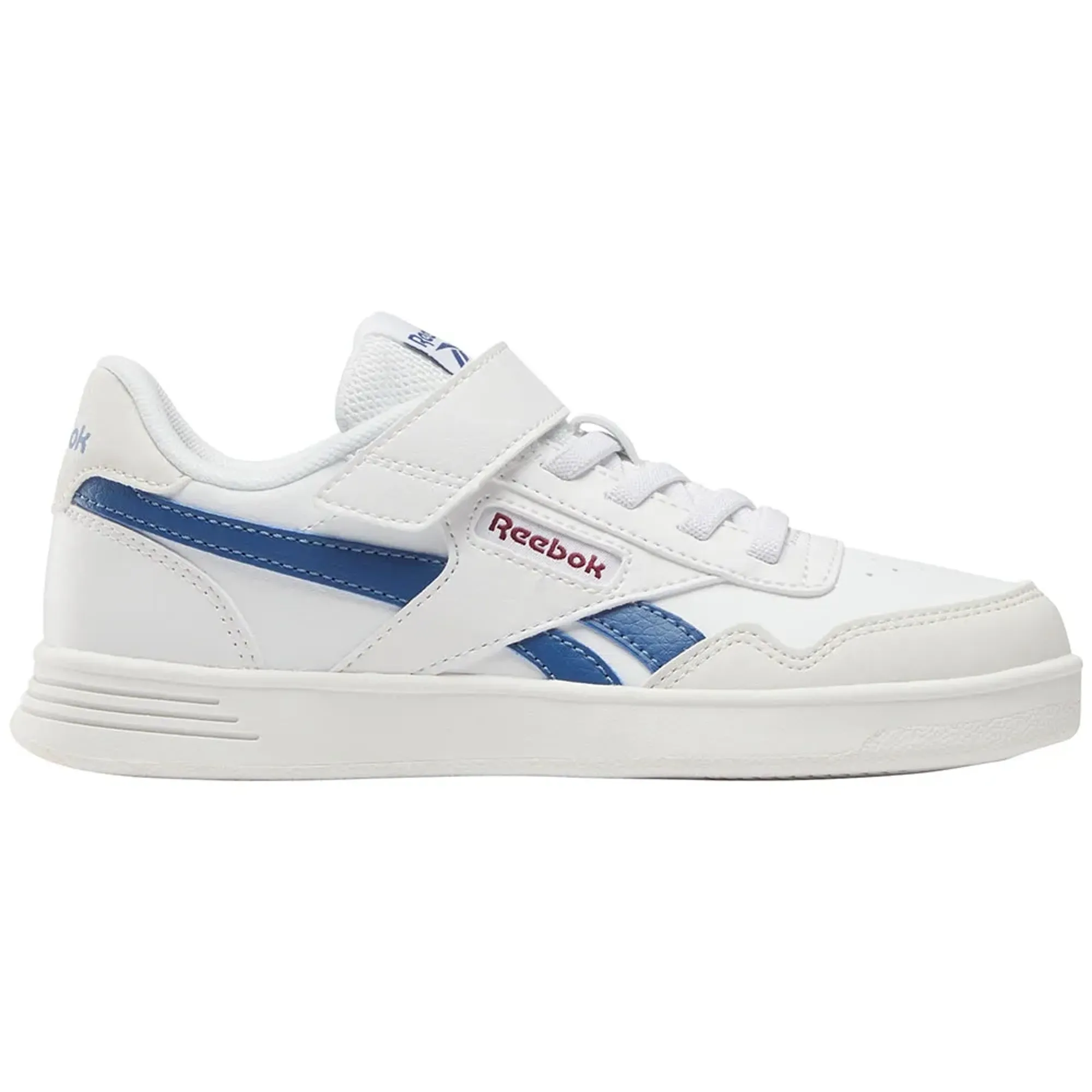 Reebok Classics Court Advance Elastic Lace & Top Strap Trainers