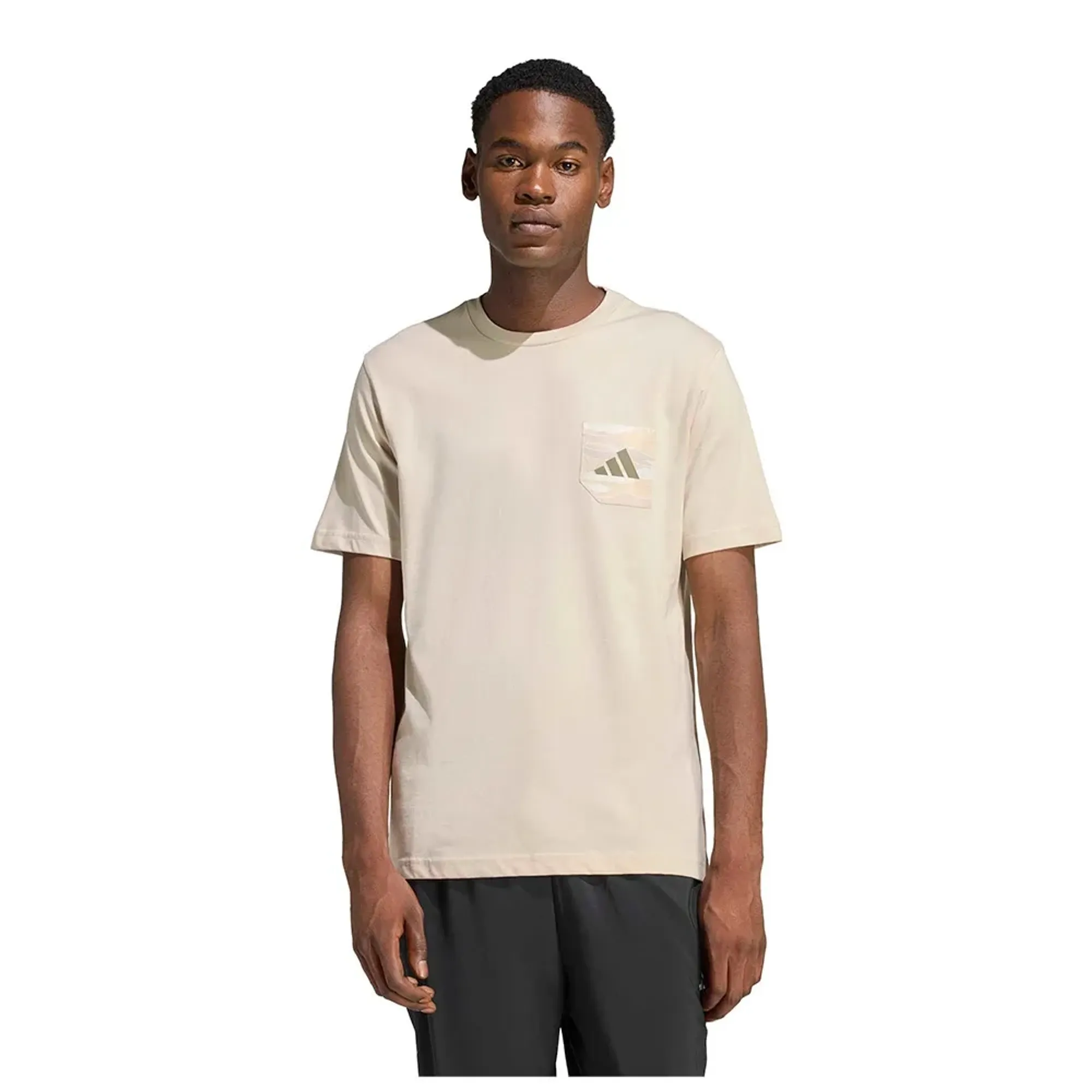Adidas Camo Woven Pocket Graphic Short Sleeve T-shirt