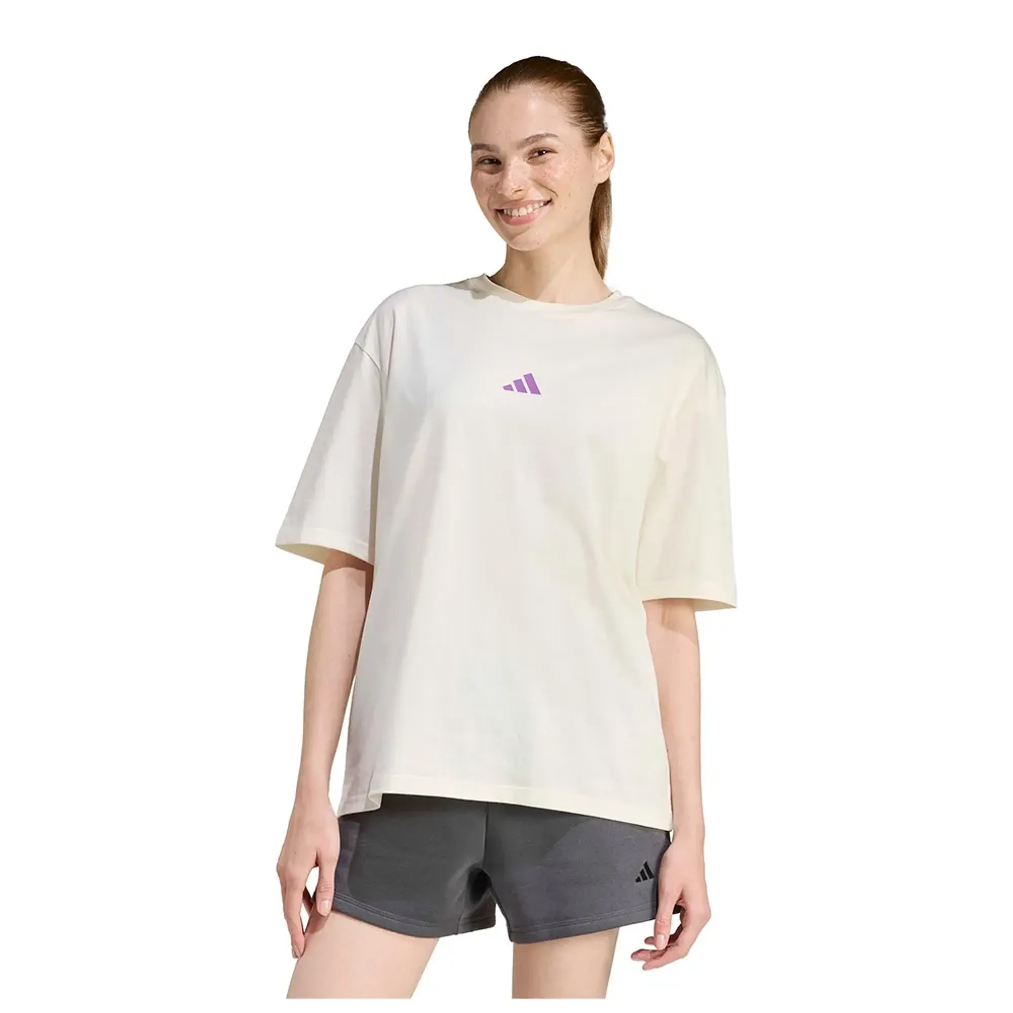 Adidas Outdoor Adventure Graphic Loose Short Sleeve T-shirt