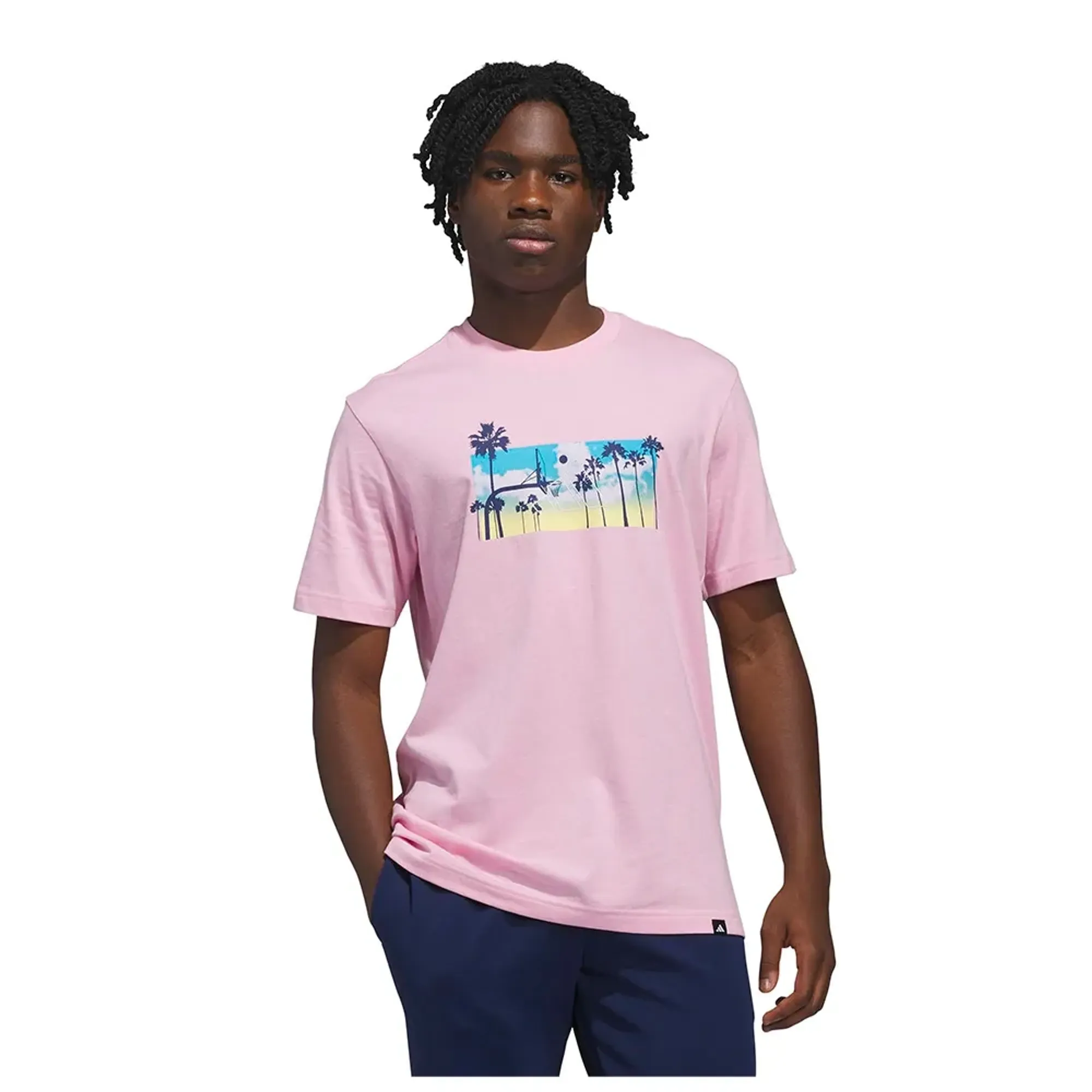 Adidas Summer Sunset Graphic Short Sleeve T-shirt