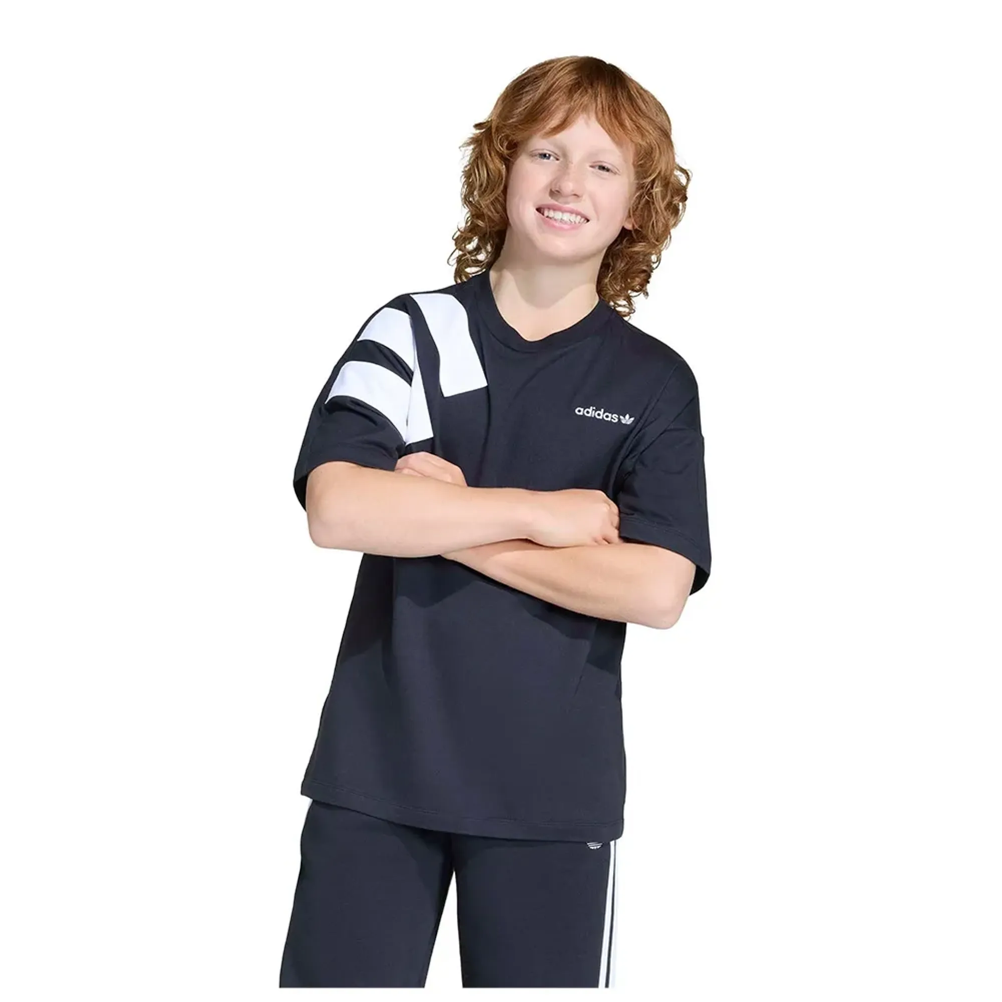 Adidas Originals Loose Blocked Short Sleeve T-shirt