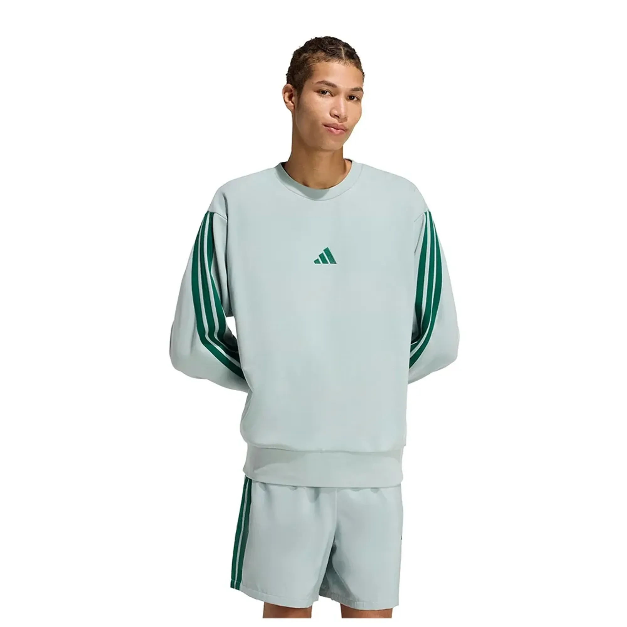 Adidas Essentials 3 Stripes French Terry Sweatshirt