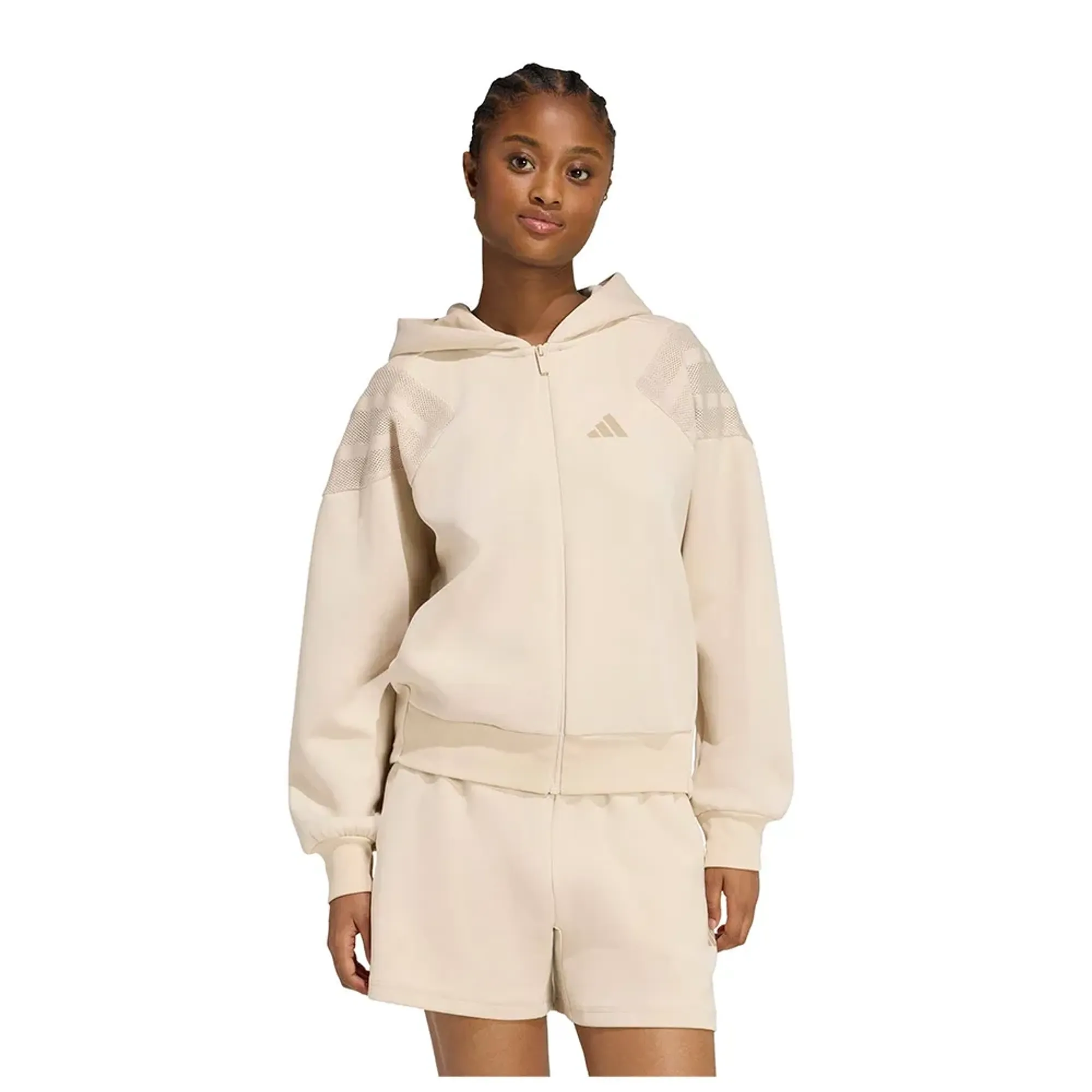 Adidas Future Icons Three Stripes Full Zip Sweatshirt