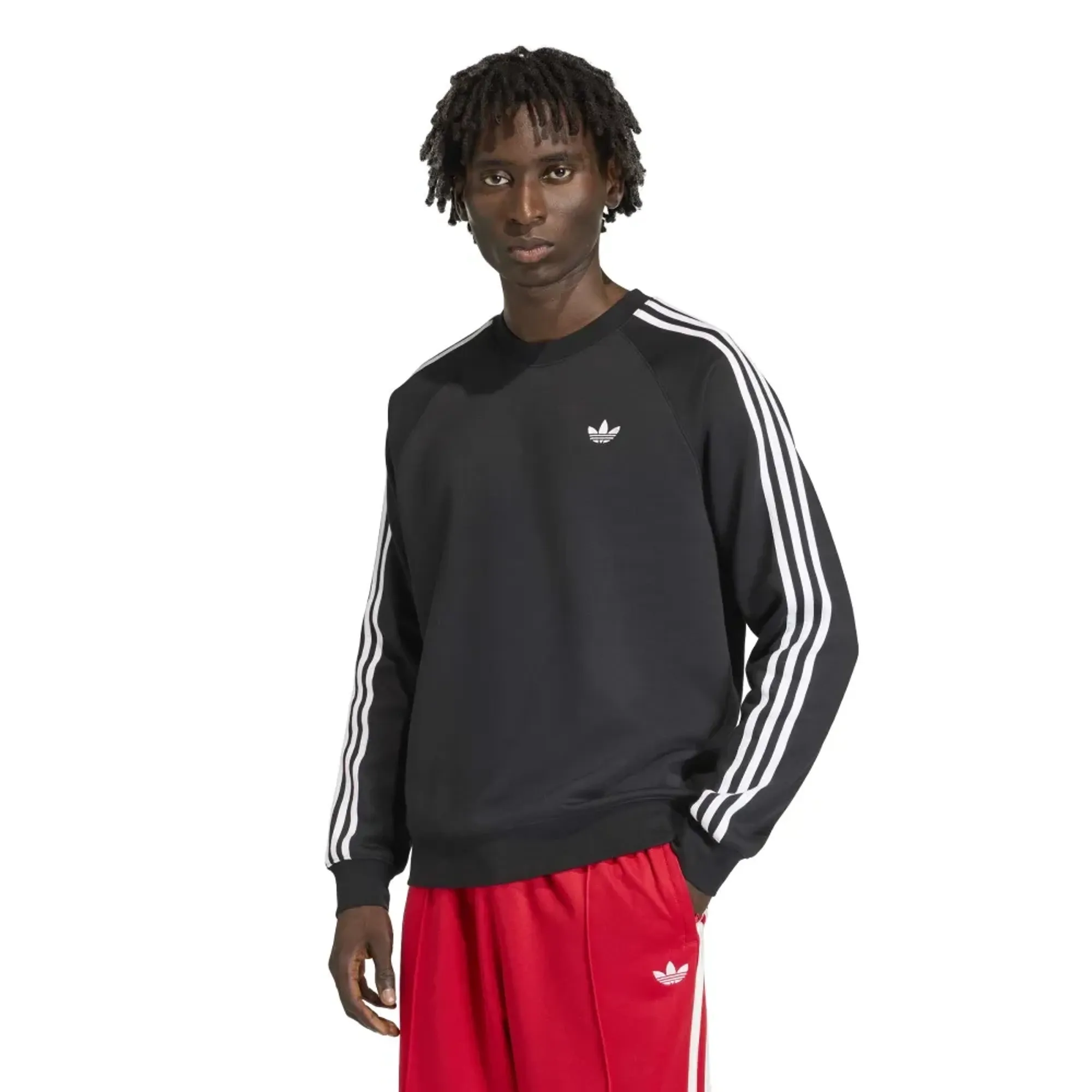 Adidas Originals 3 Stripes Crew Sweatshirt