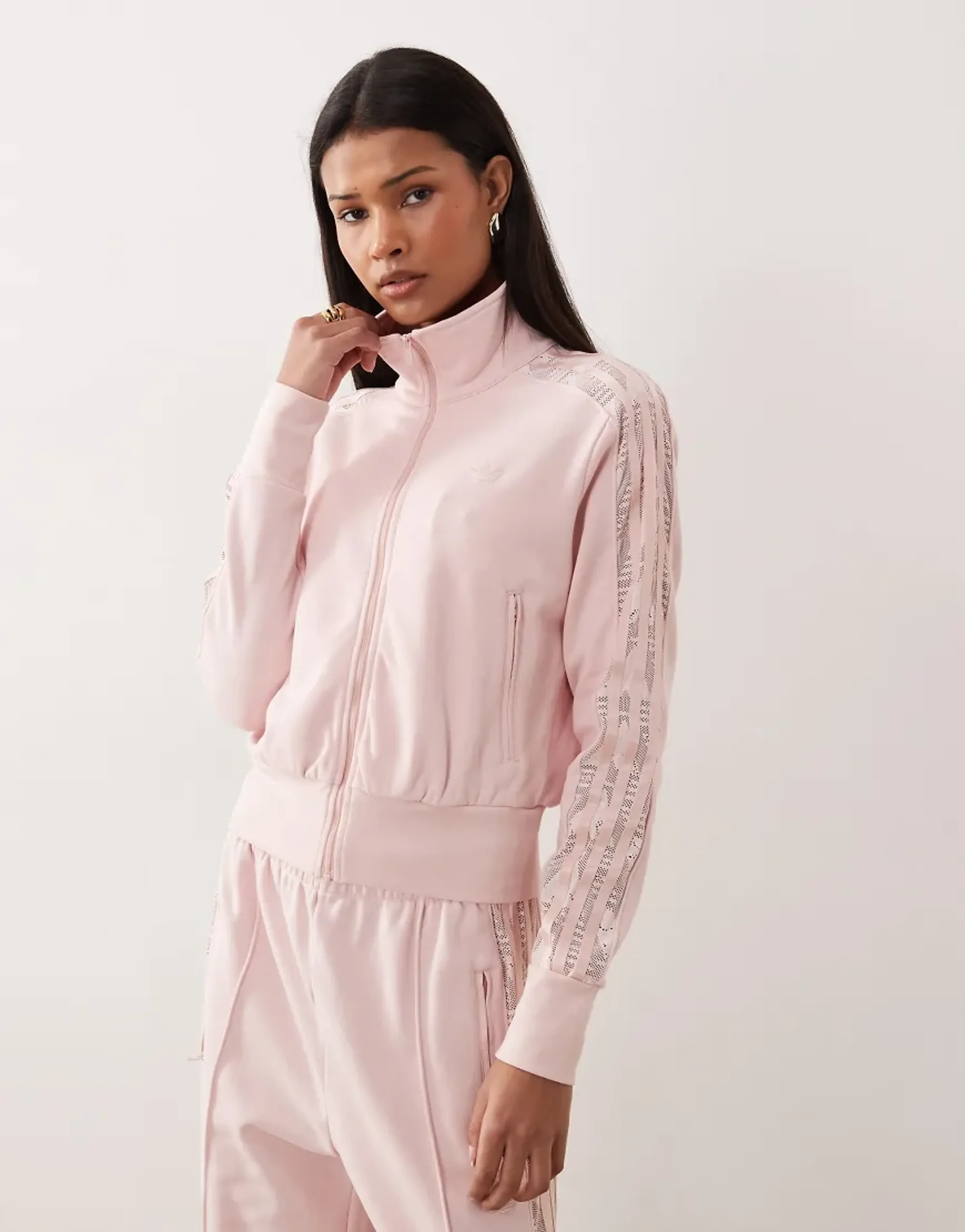 Adidas Originals Firebird Lace Full Zip Sweatshirt