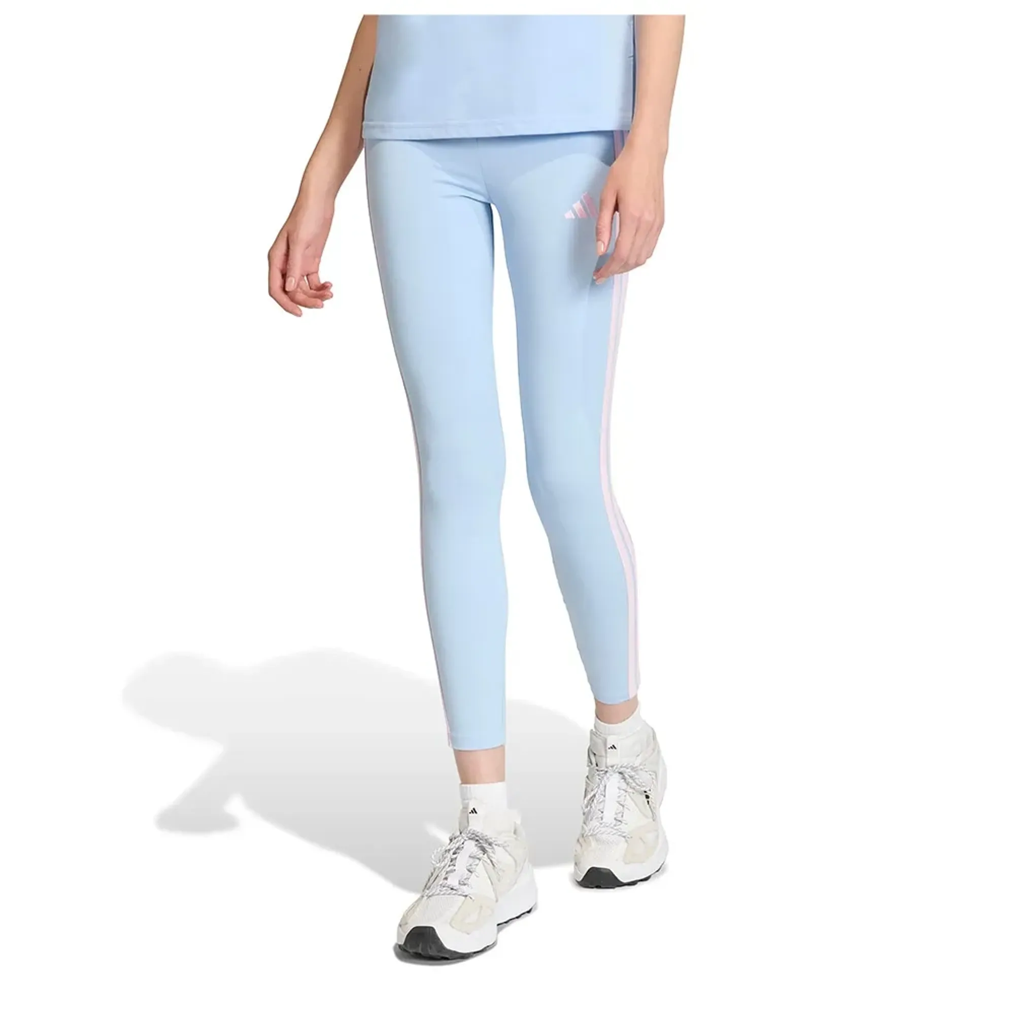 Adidas Essentials 3 Stripes Cotton Leggings