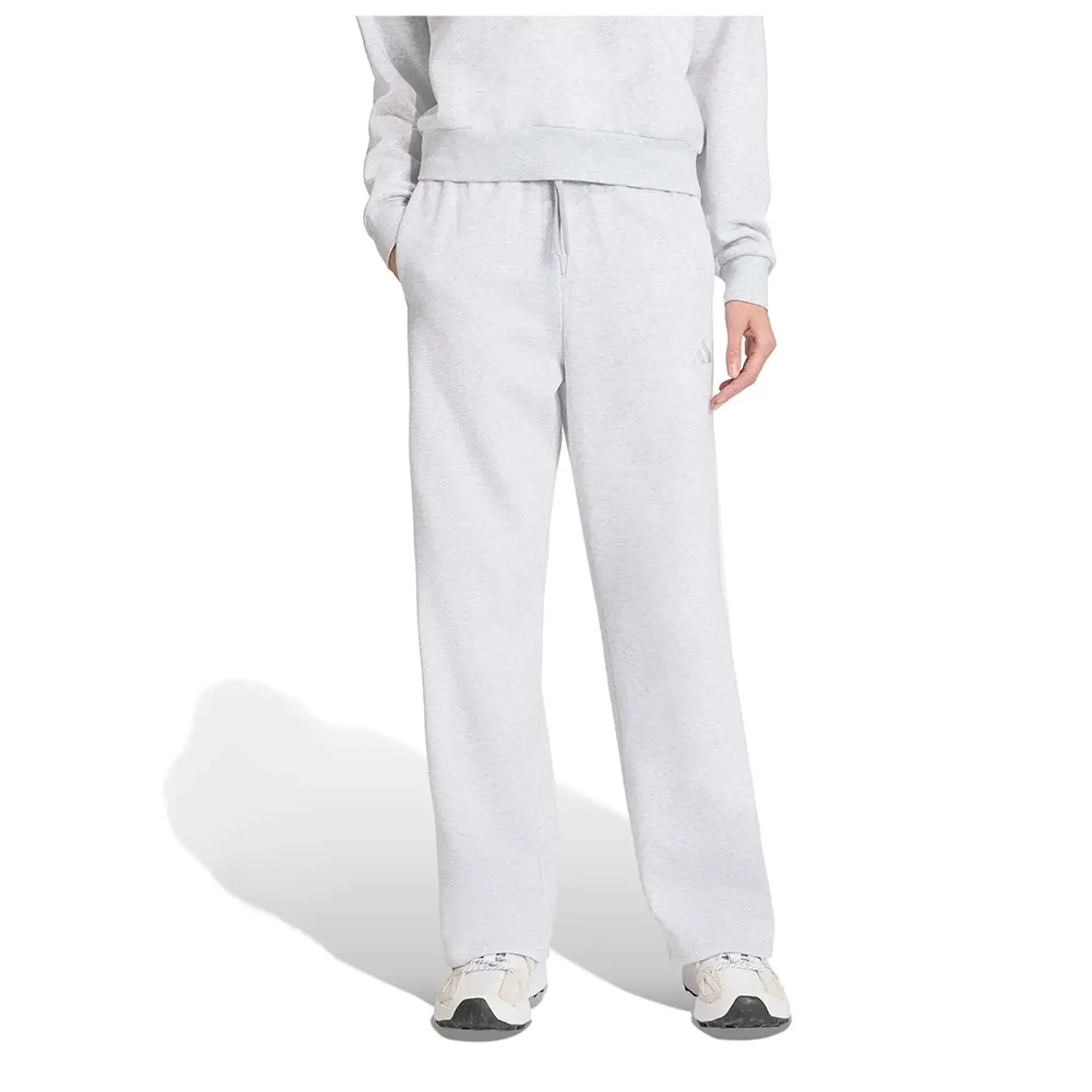 Adidas Essentials 3 Stripes Open-hem Fleece Joggers