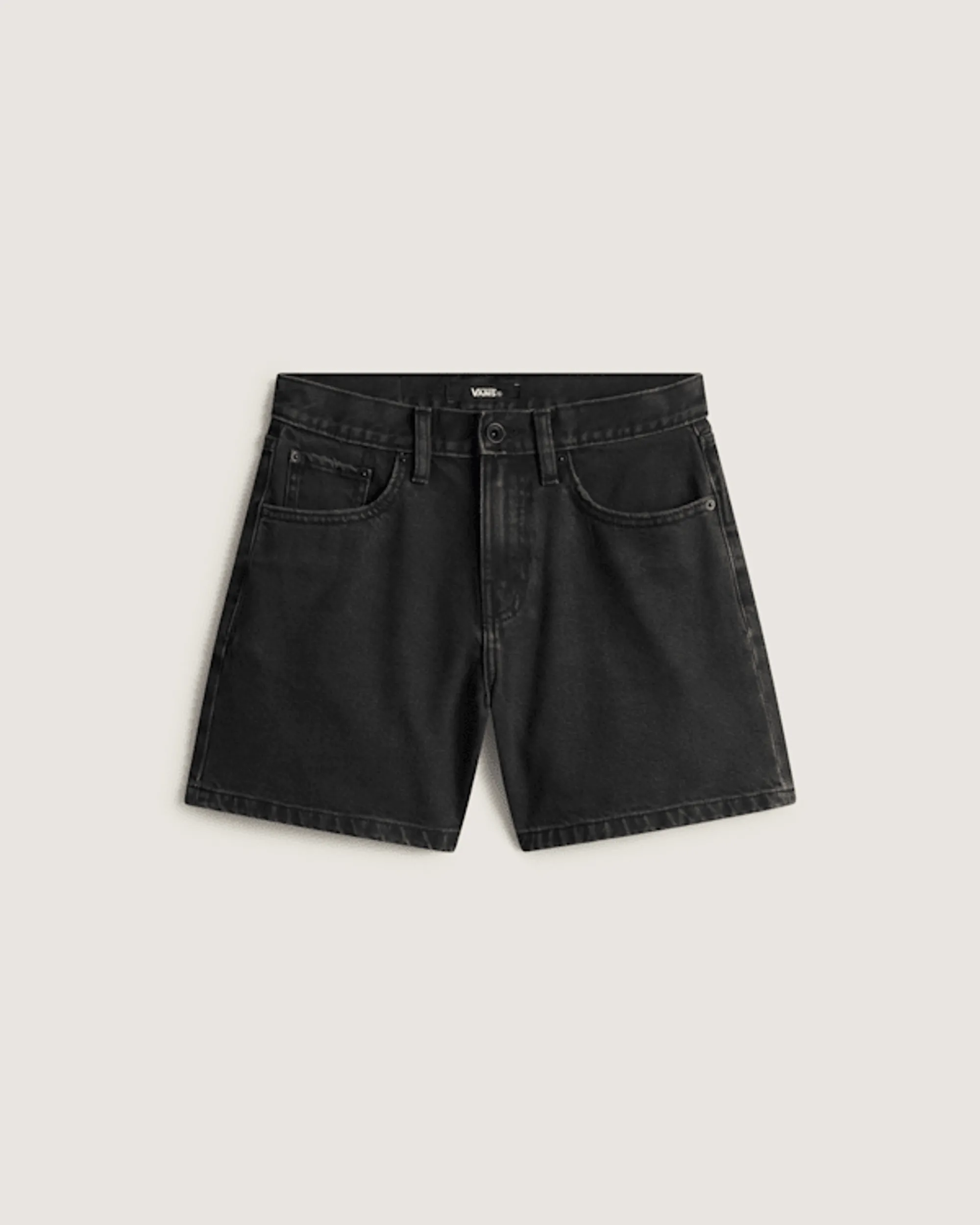 Vans - Check-5 Mid Rise Shorts, Woman, Black